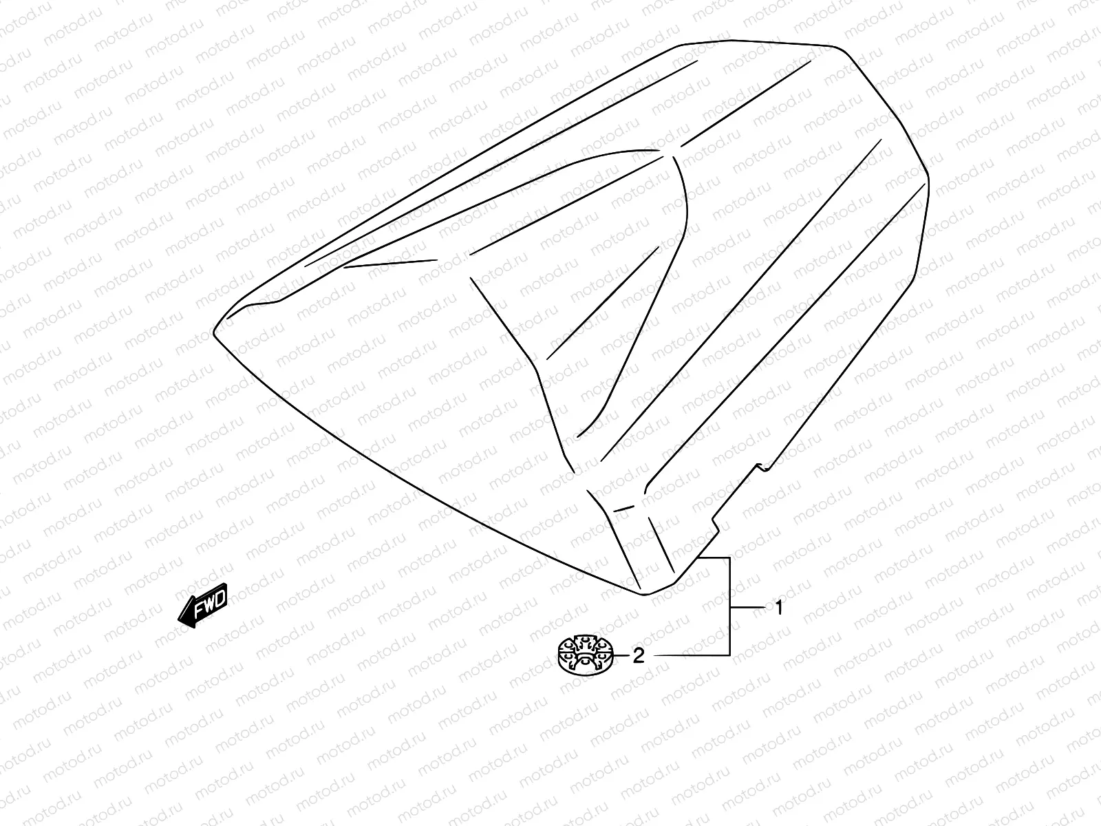 51A - SEAT TAIL BOX (GSX-R600K5/U2K5/U3K5)