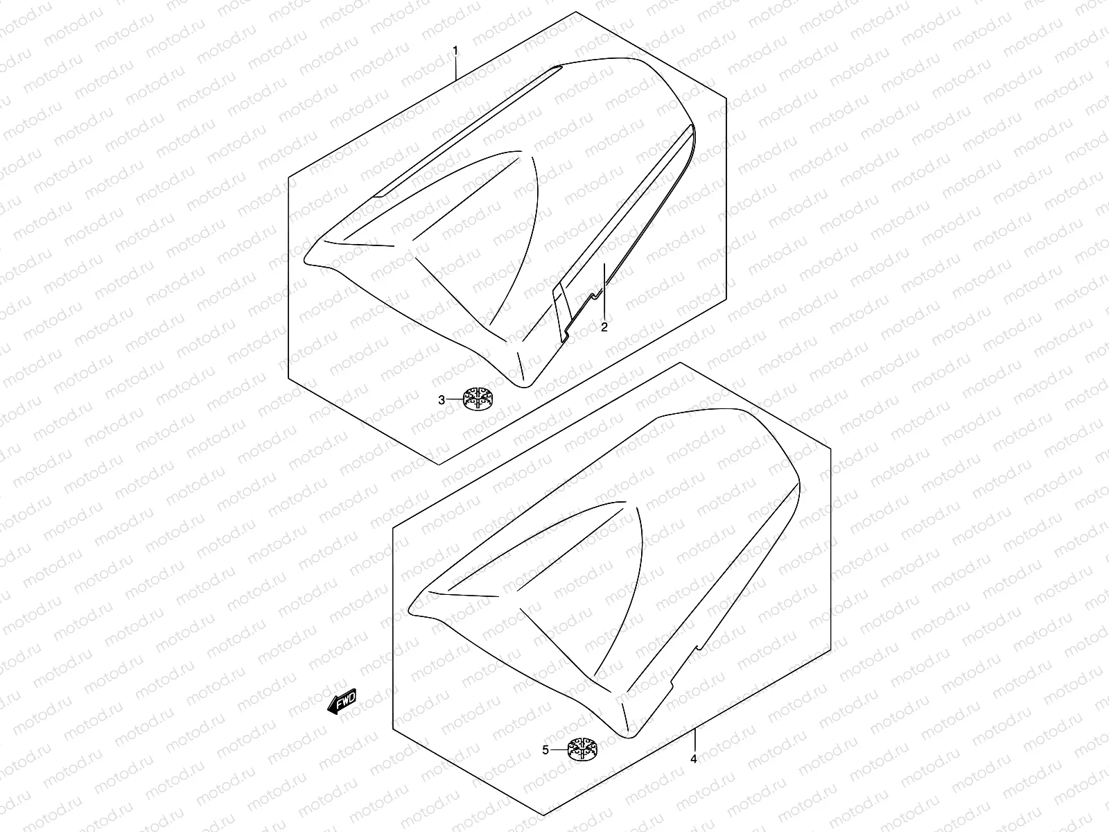 51A - SEAT TAIL BOX (MODEL K4)