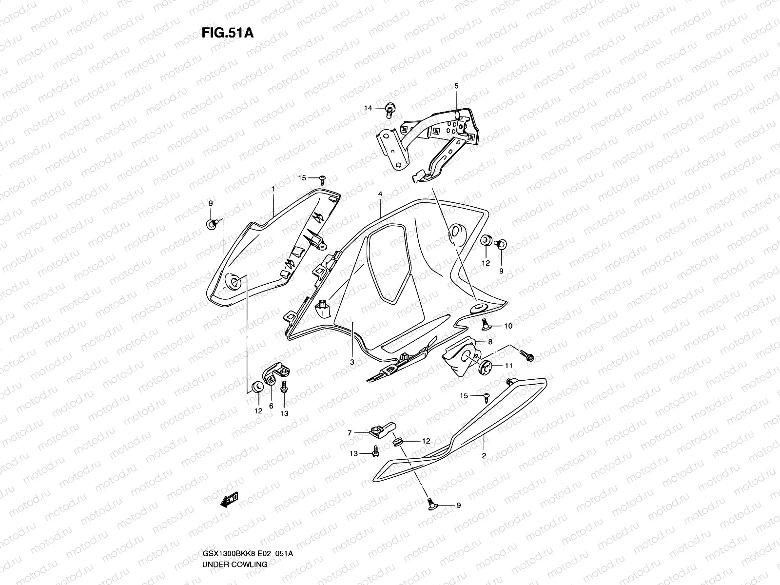 51A - UNDER COWLING (MODEL L0)