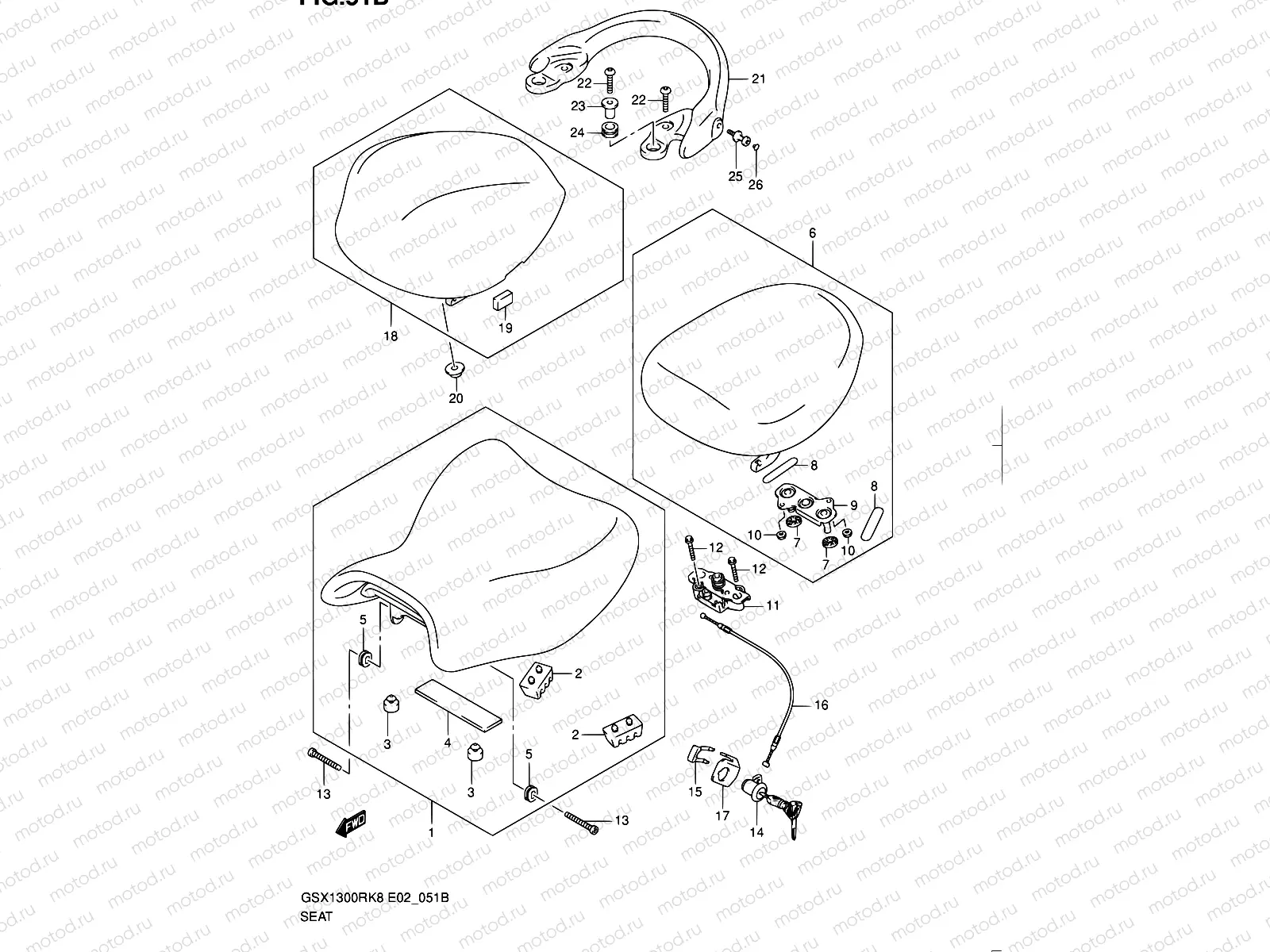 51B - SEAT (MODEL L0)