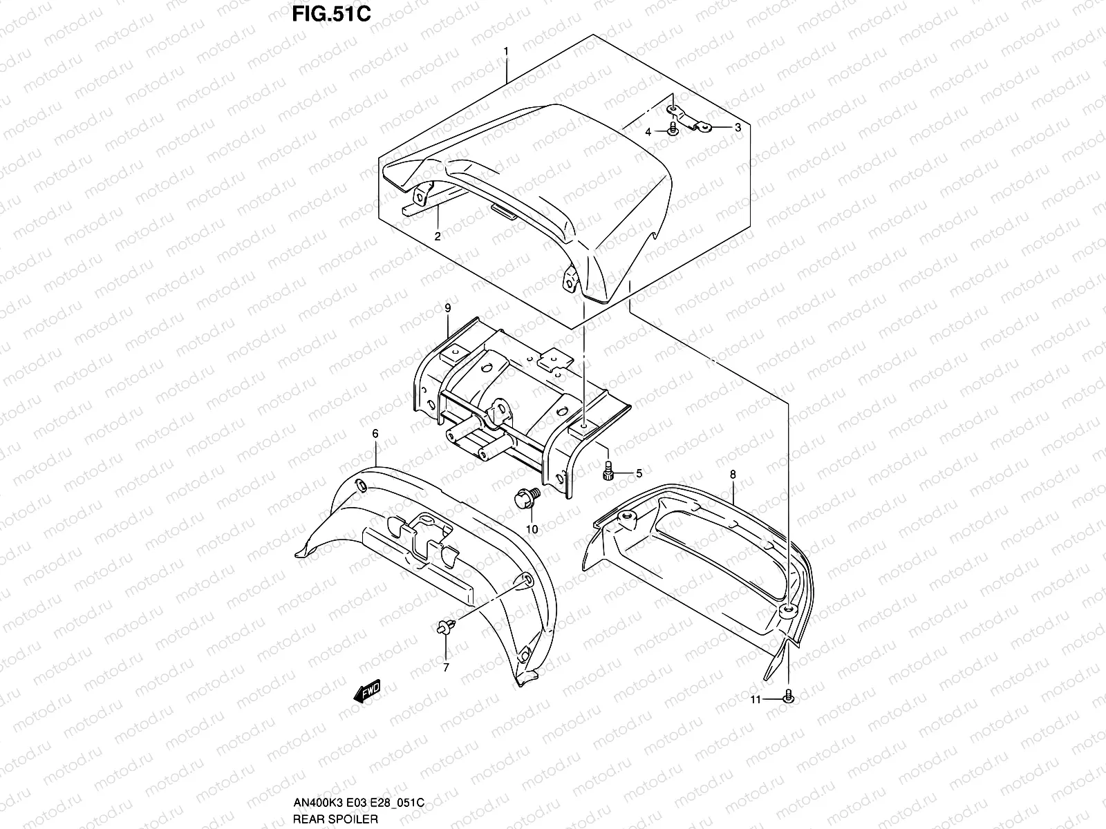 51C - REAR SPOILER (AN400SK5/SK6)