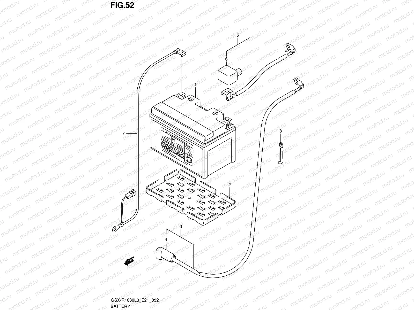 52 - BATTERY (GSX-R1000ZL3 E24)