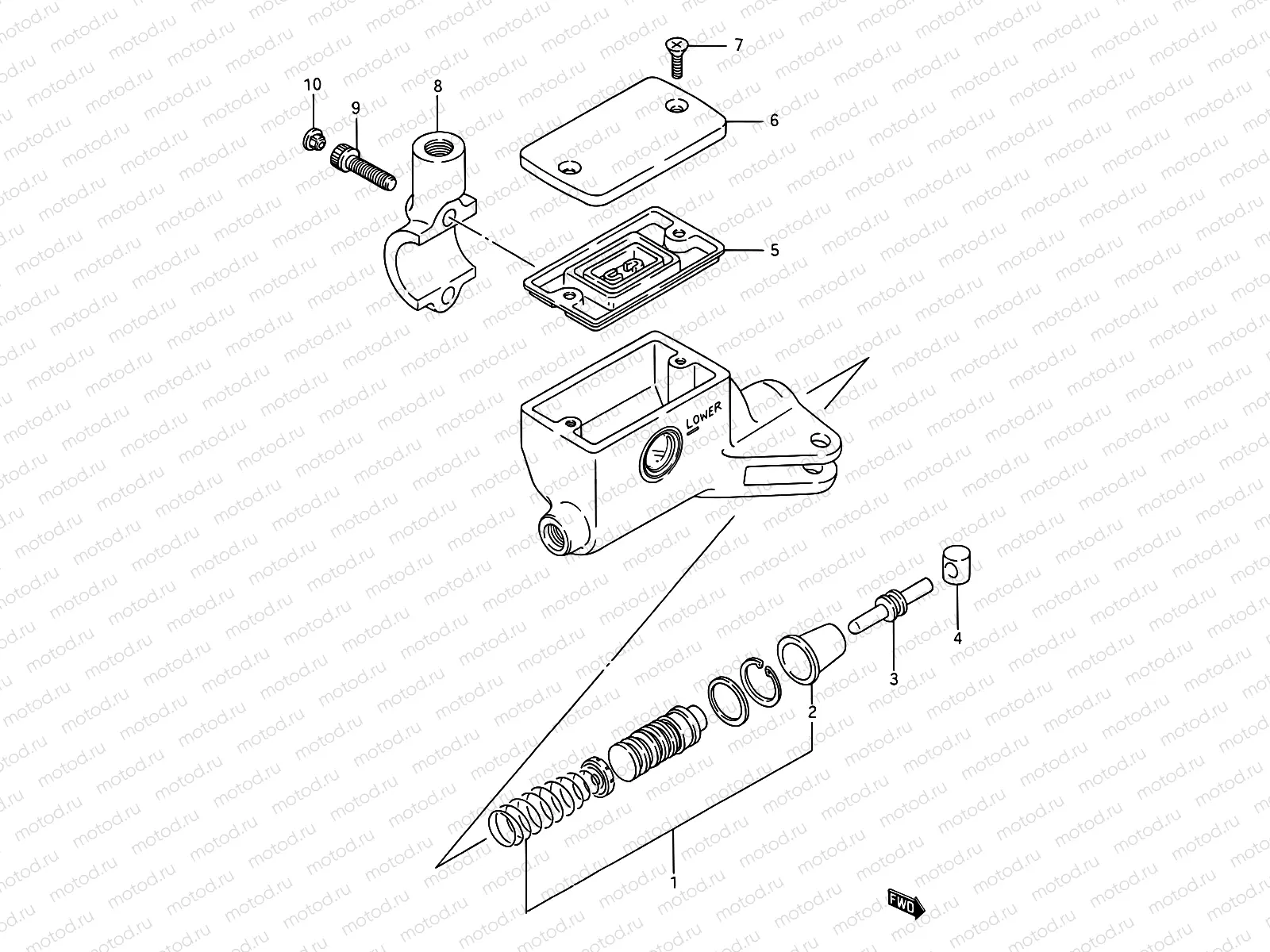 52 - CLUTCH CYLINDER (SEE NOTE)
