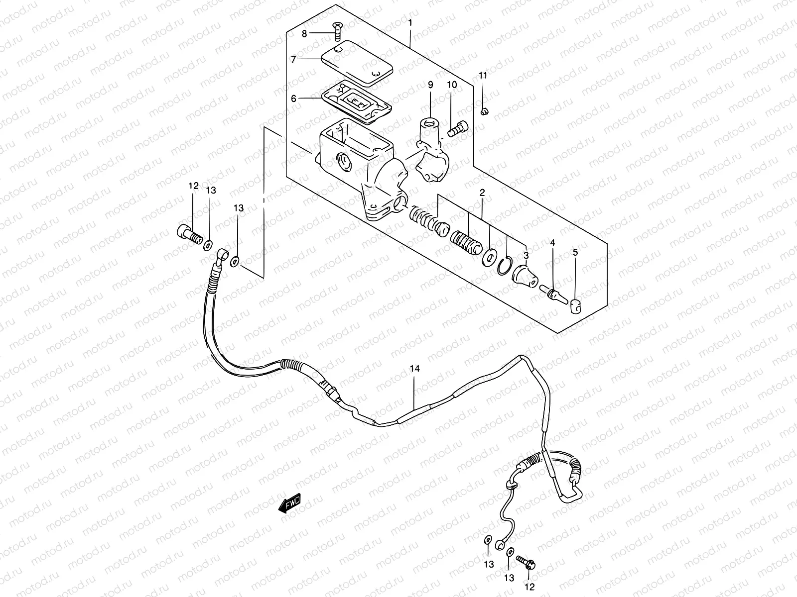 52 - CLUTCH MASTER CYLINDER