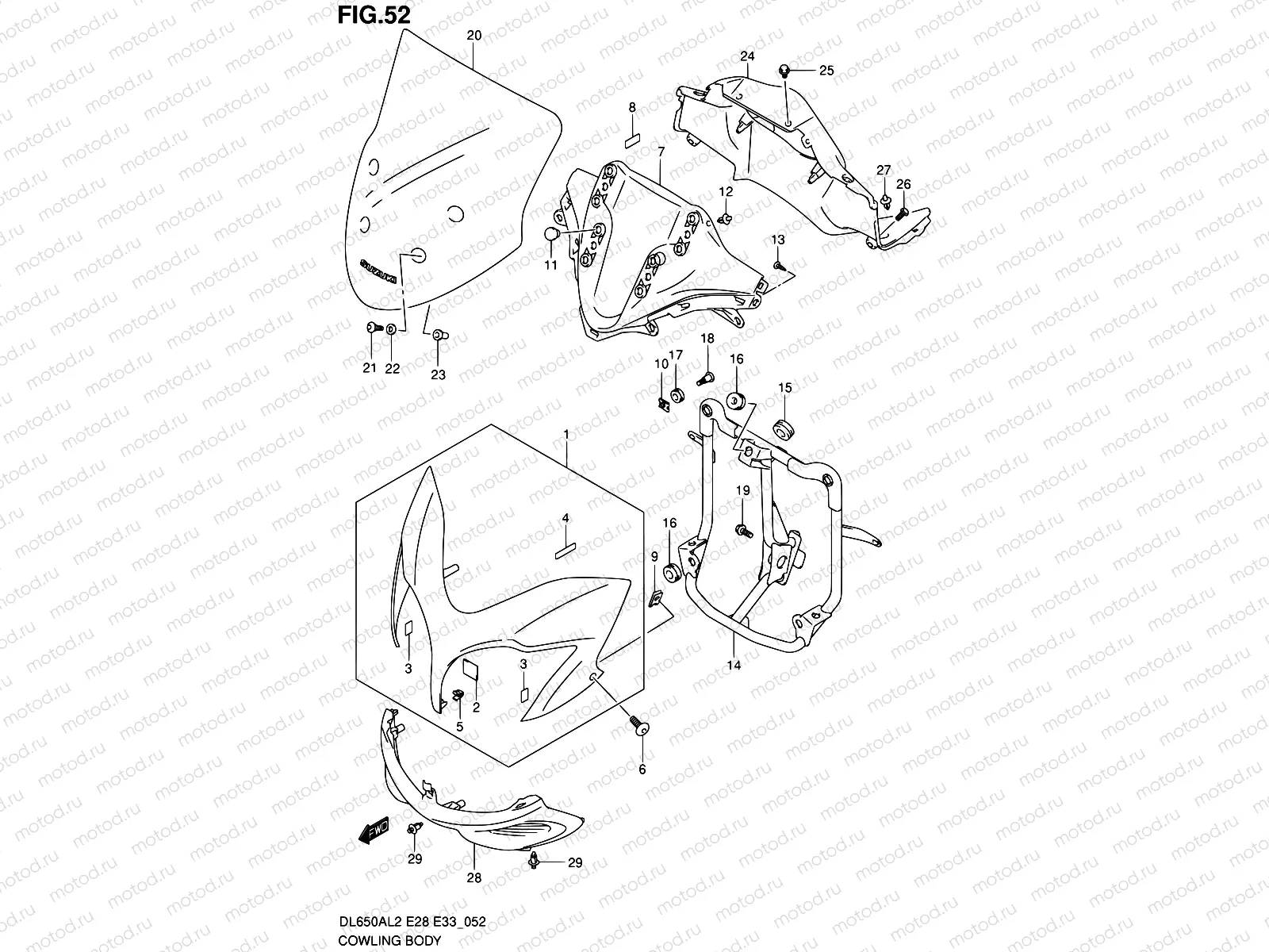 52 - COWLING BODY