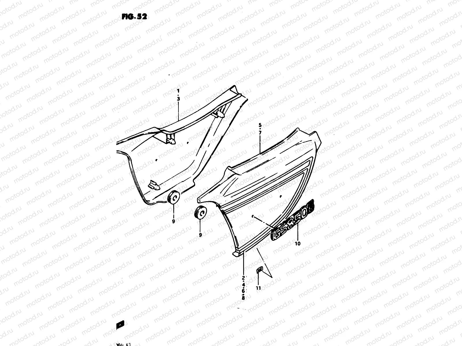 52 - FRAME COVER (MODEL D)