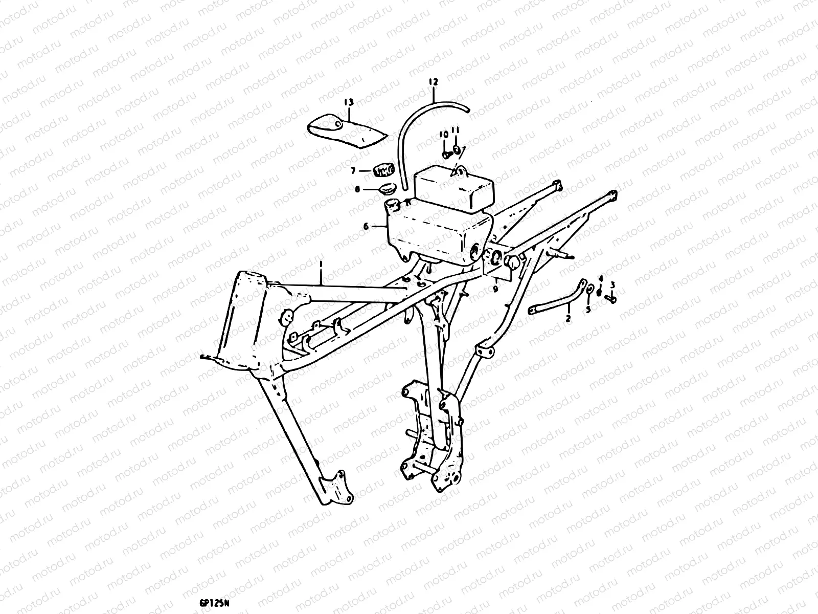 52 - FRAME - OIL TANK