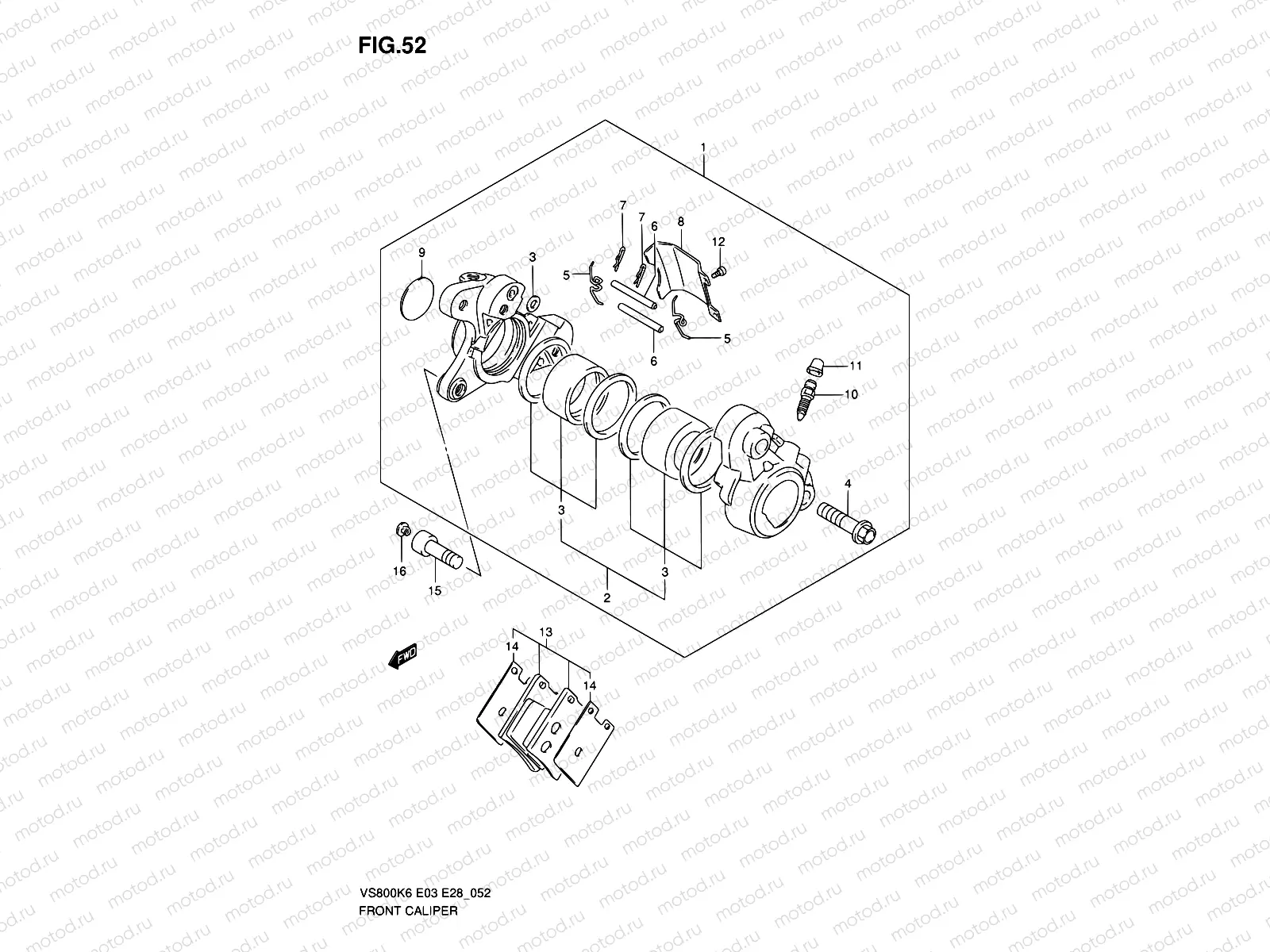 52 - FRONT CALIPER