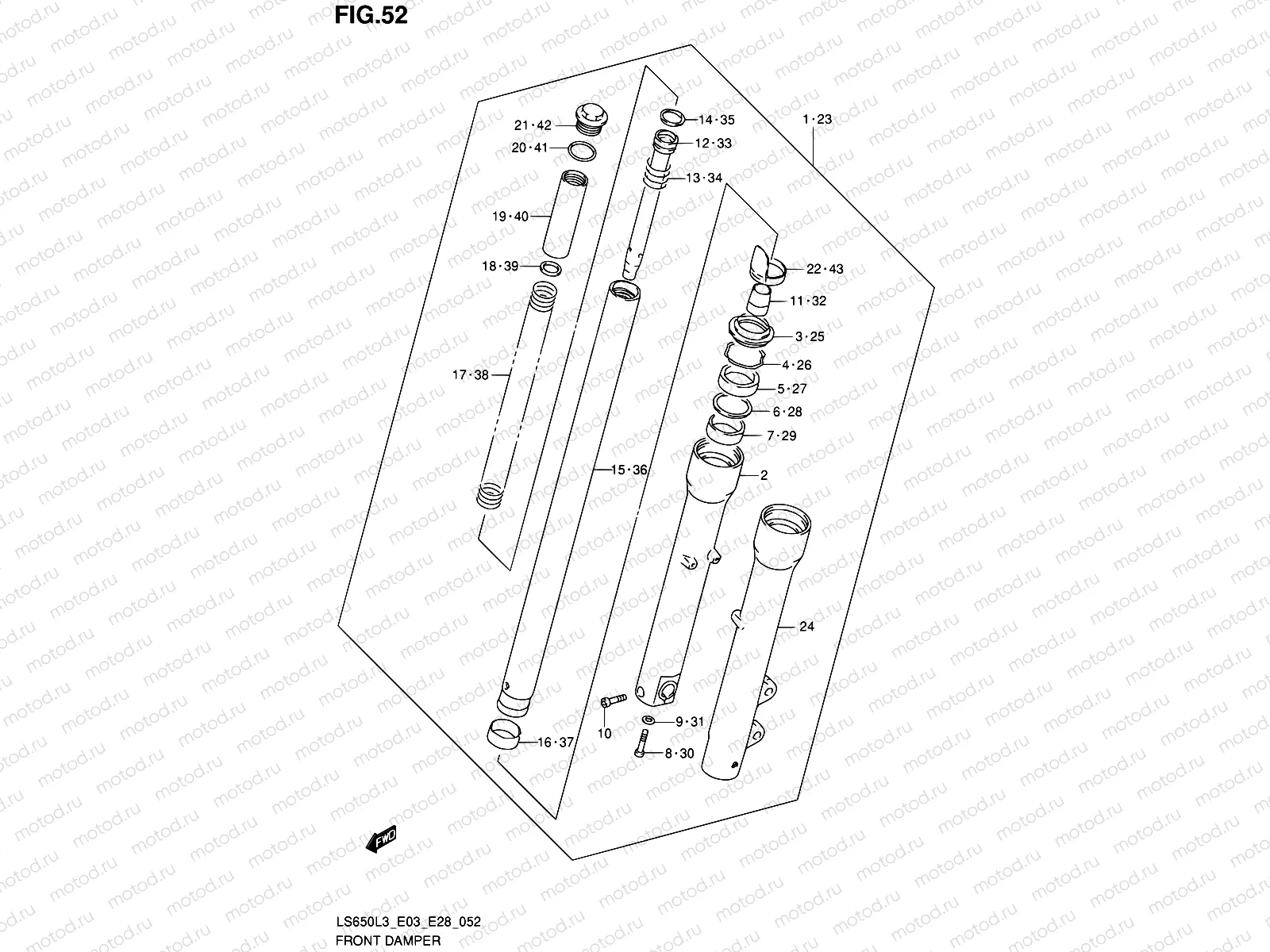 52 - FRONT DAMPER