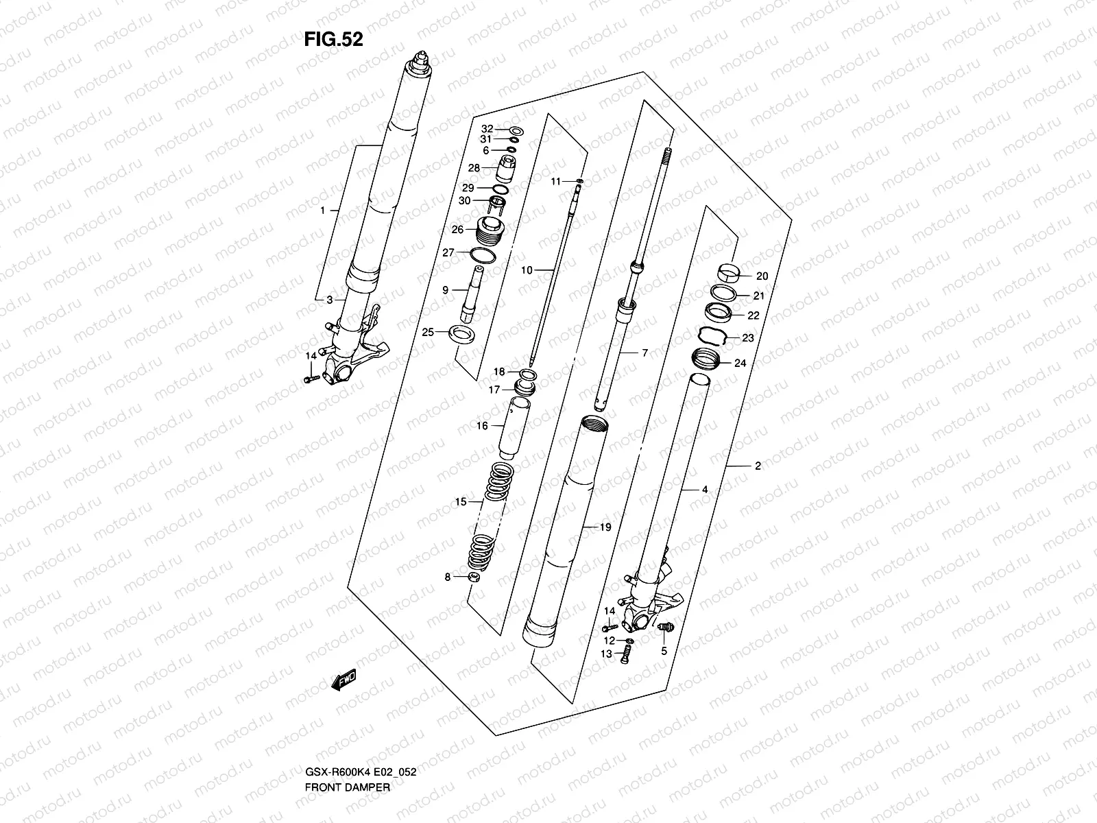 52 - FRONT DAMPER