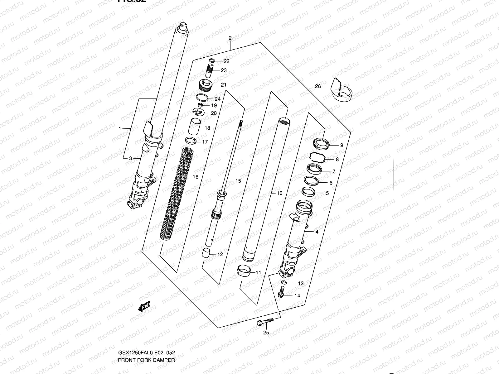 52 - FRONT DAMPER