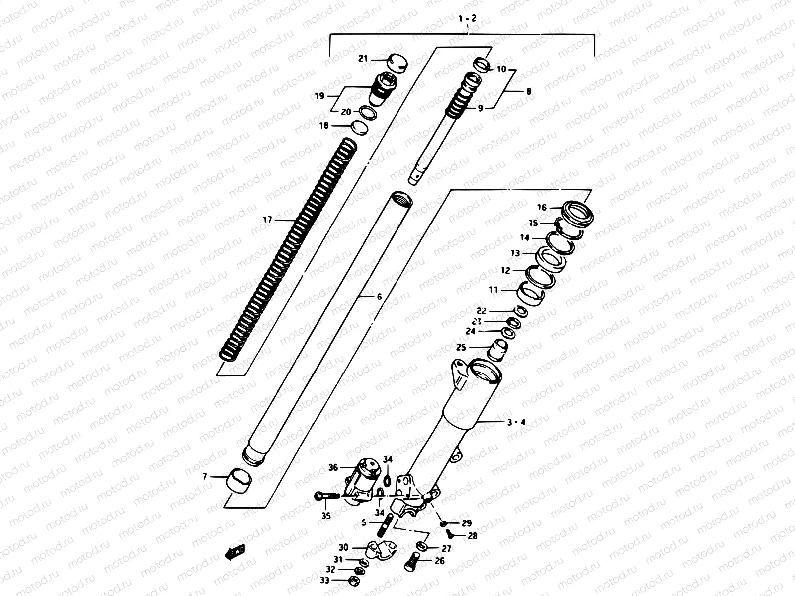 52 - FRONT DAMPER