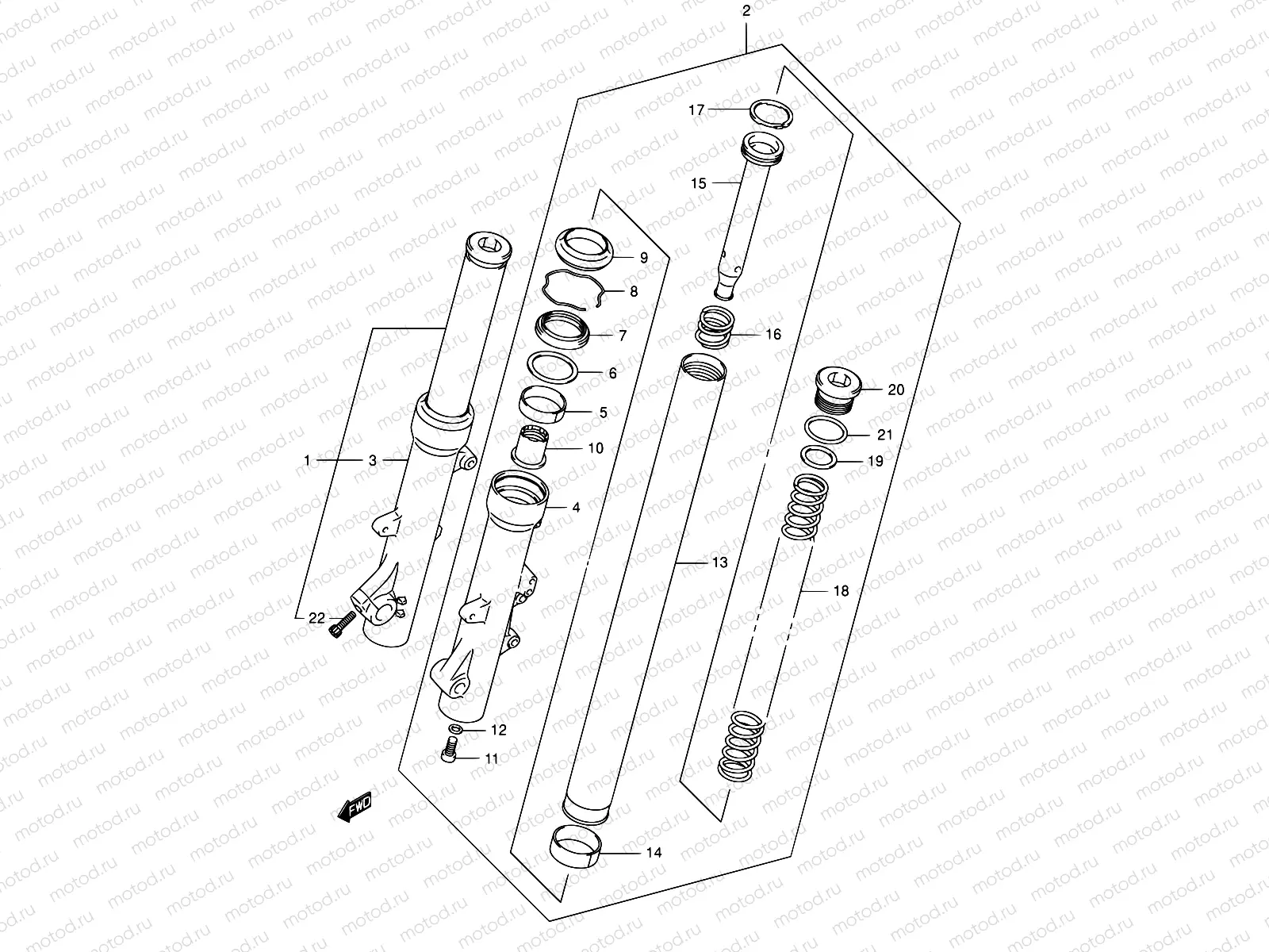 52 - FRONT FORK DAMPER