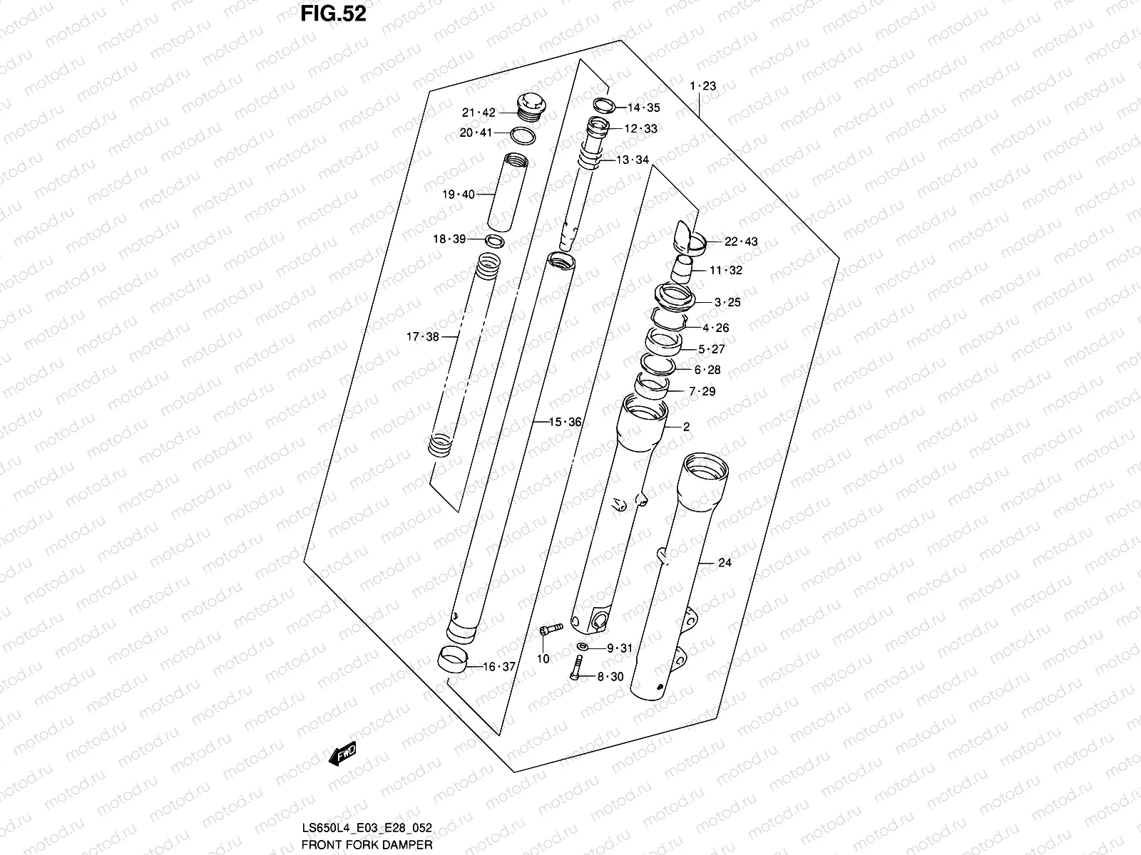 52 - FRONT FORK DAMPER
