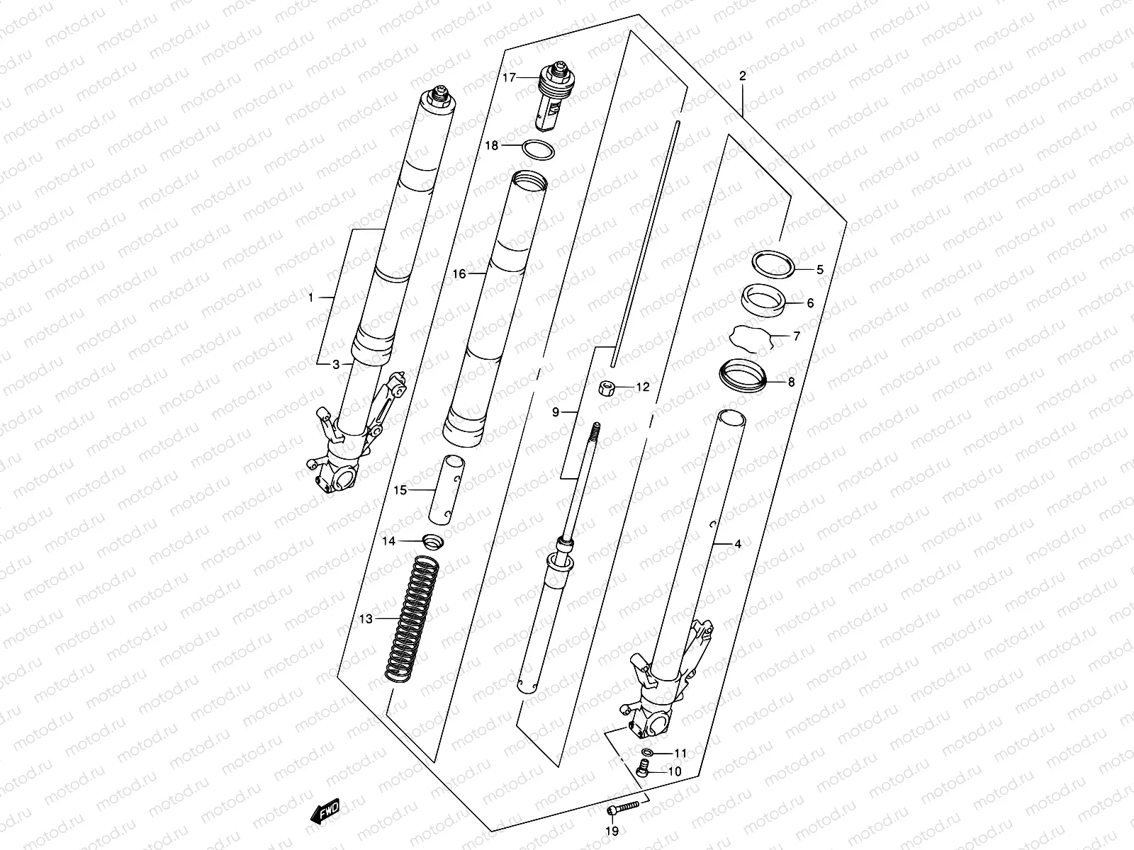 52 - FRONT FORK DAMPER