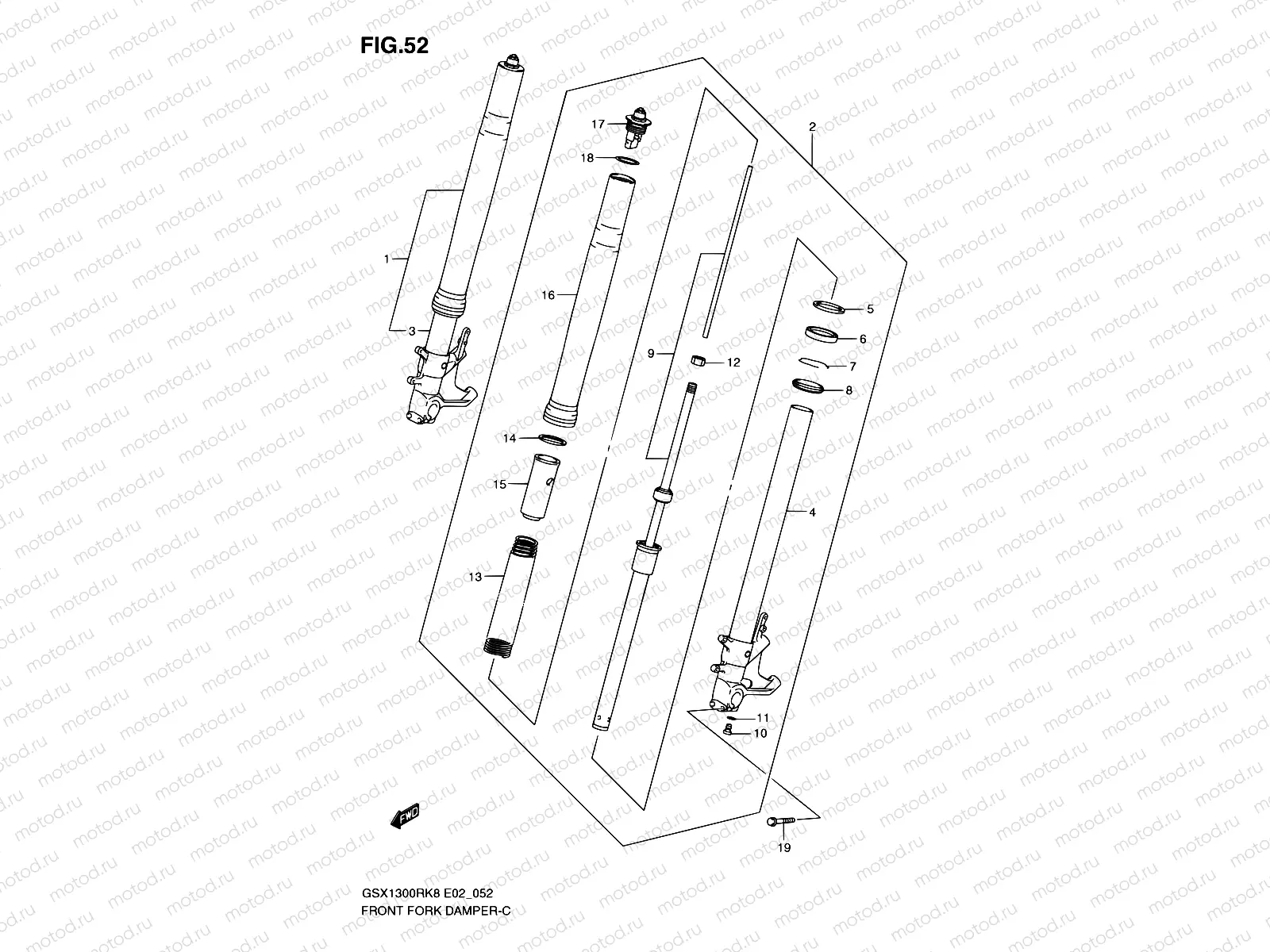 52 - FRONT FORK DAMPER