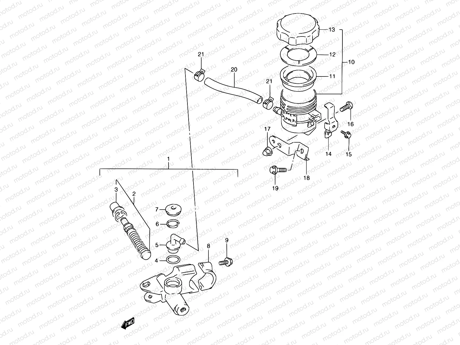 52 - FRONT MASTER CYLINDER