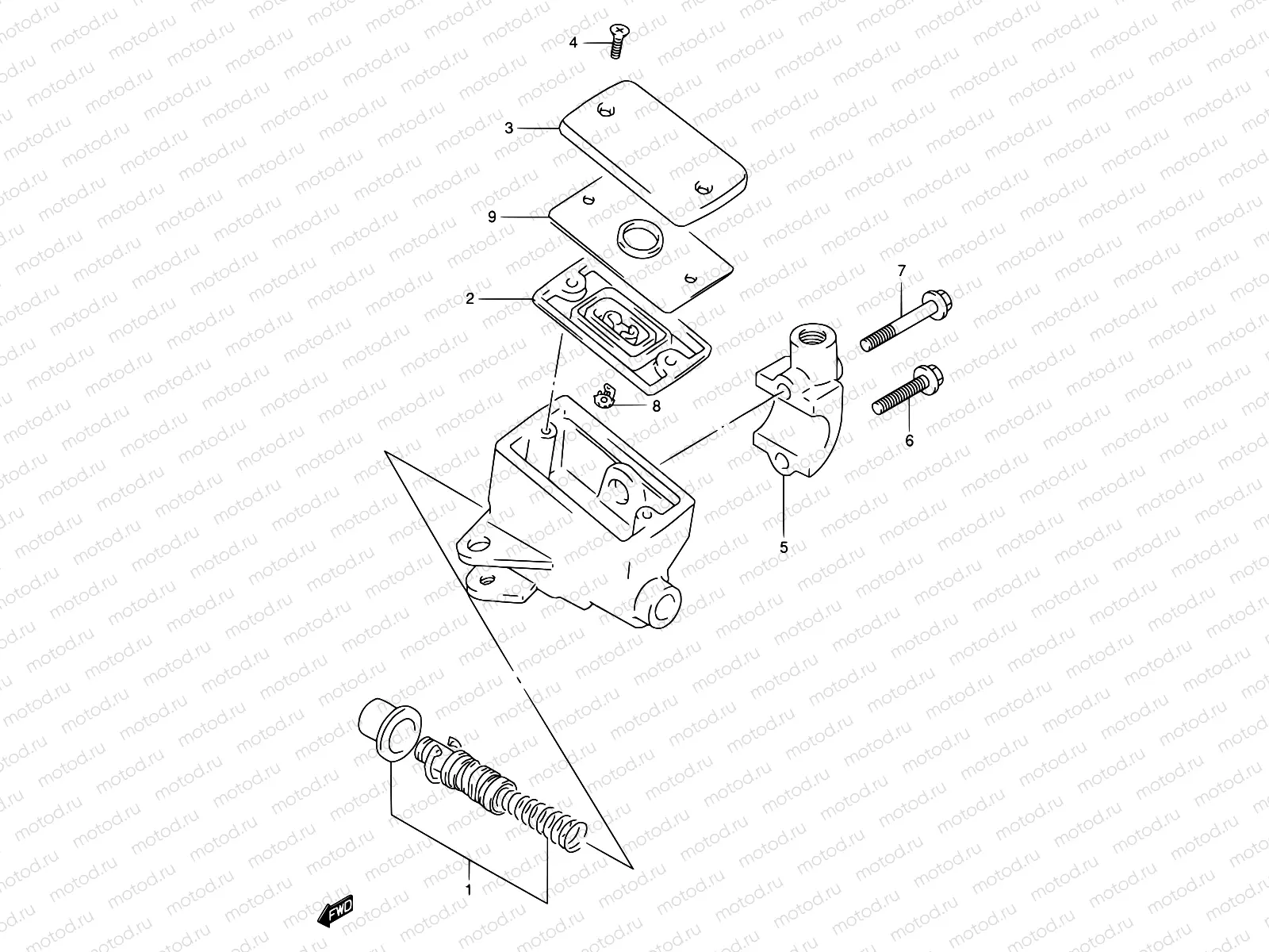 52 - FRONT MASTER CYLINDER
