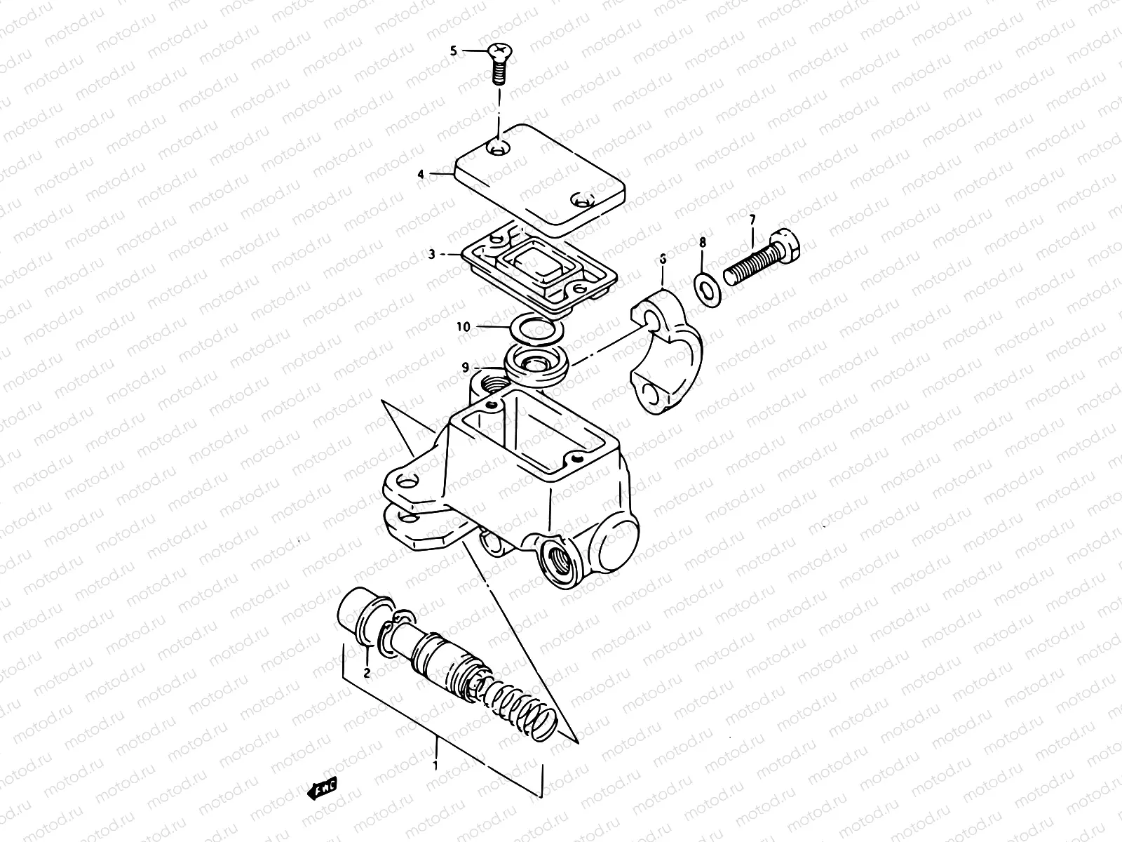 52 - FRONT MASTER CYLINDER