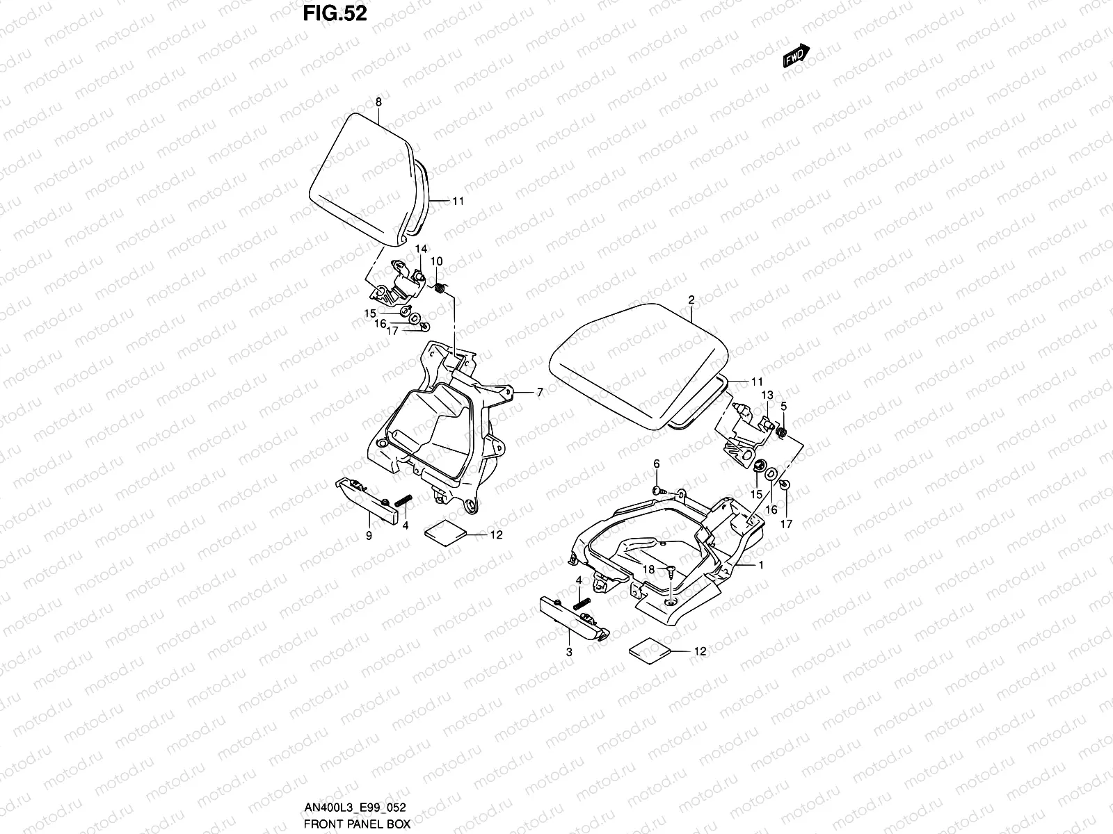 52 - FRONT PANEL BOX