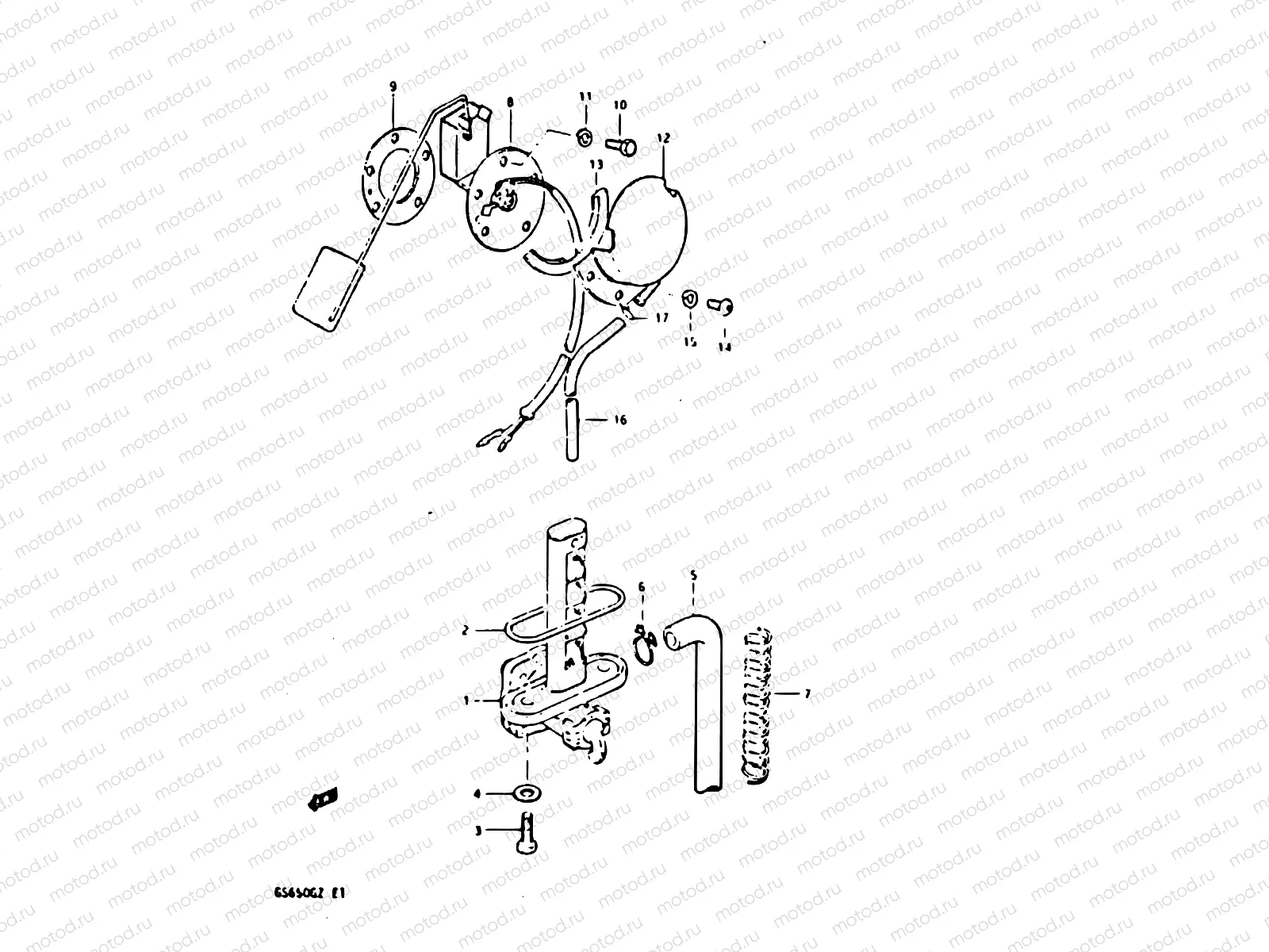 52 - FUEL COCK (MODEL Z)