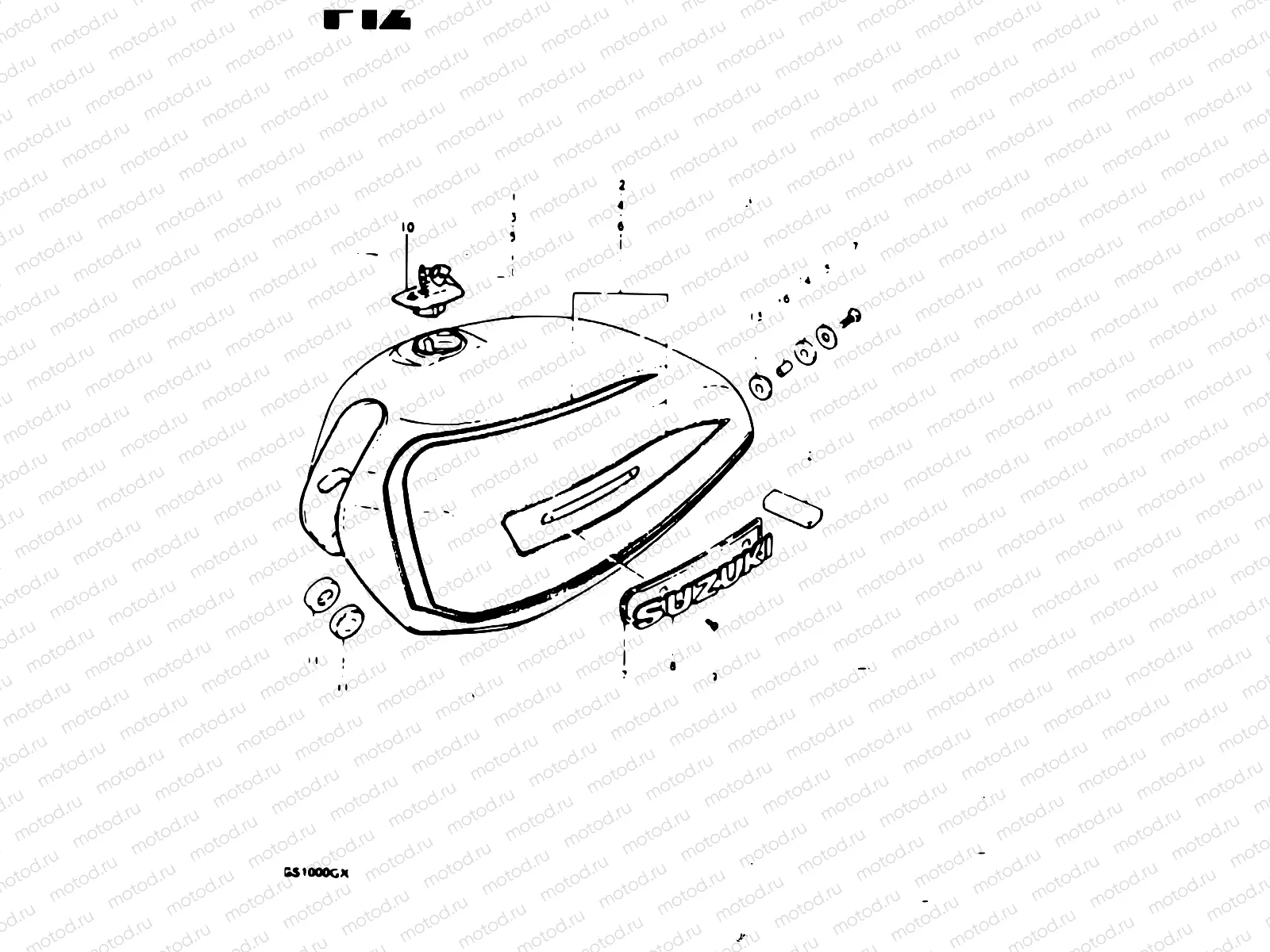 52 - FUEL TANK (MODEL T, MODEL X : E22, E25)