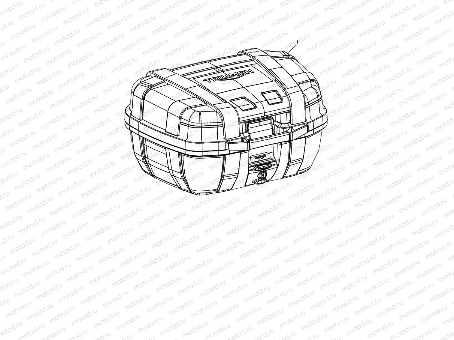 52 L top case (trekker)