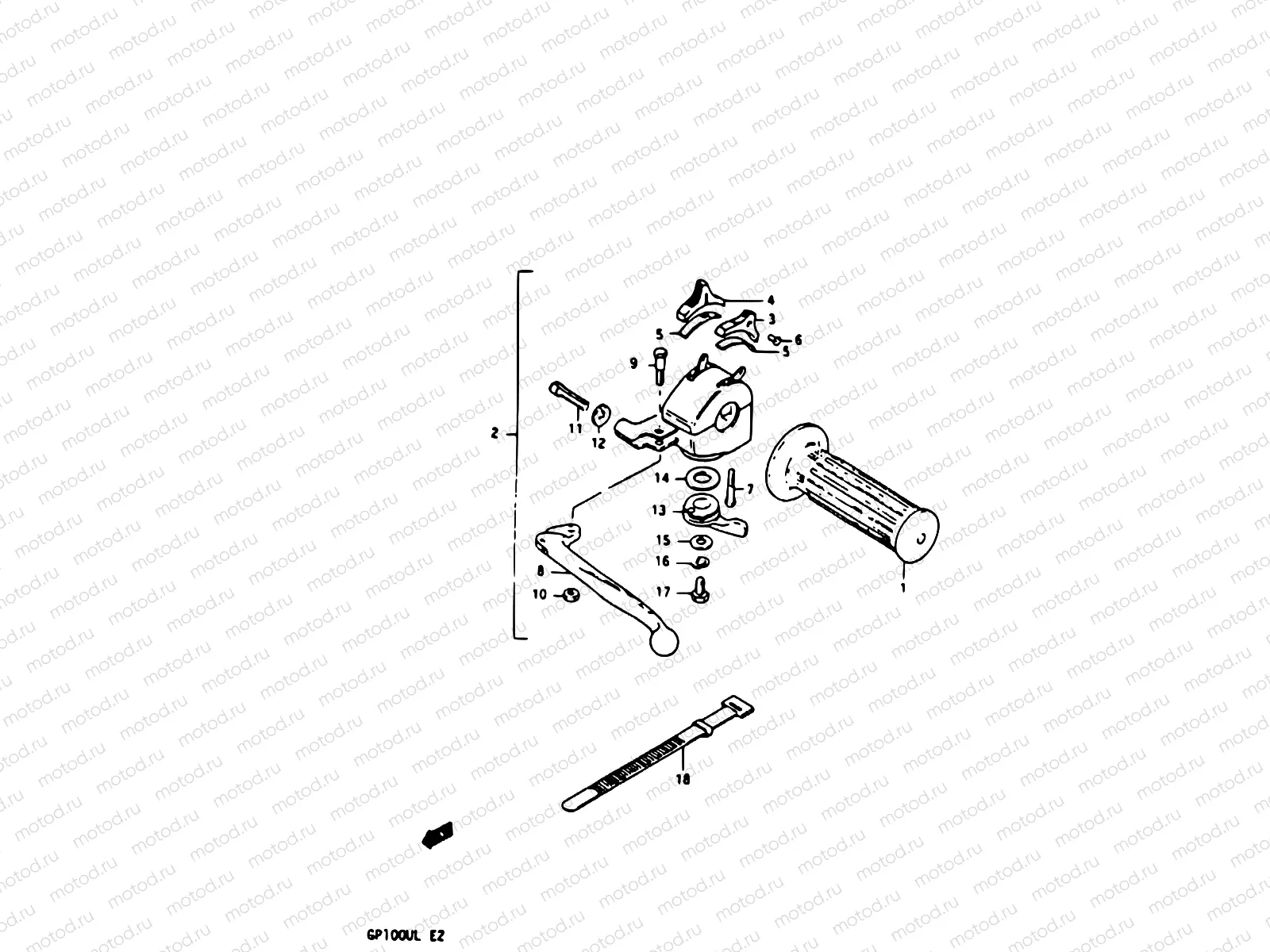 52 - LEFT HANDLE SWITCH