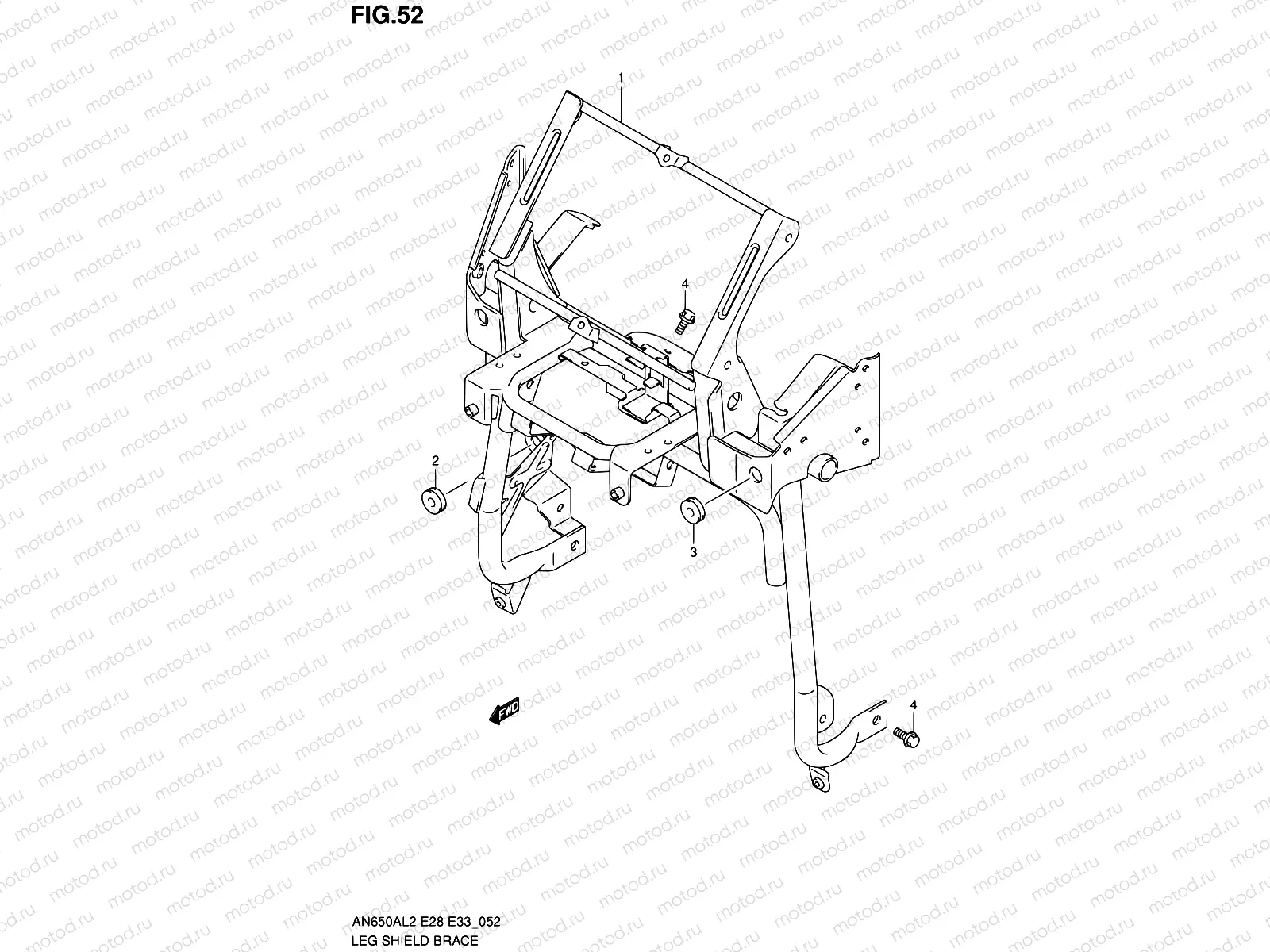 52 - LEG SHIELD BRACE