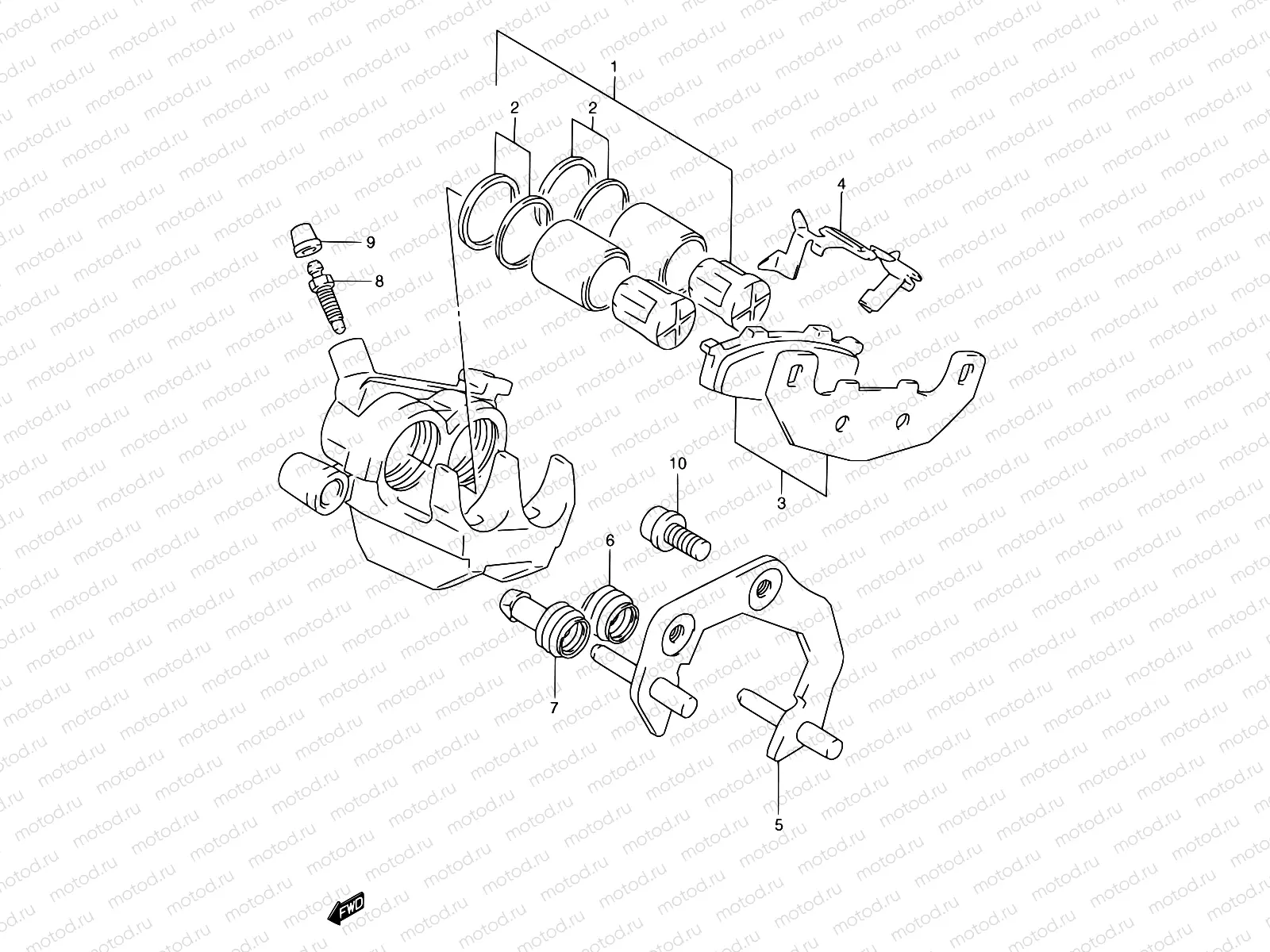 52 - REAR CALIPER