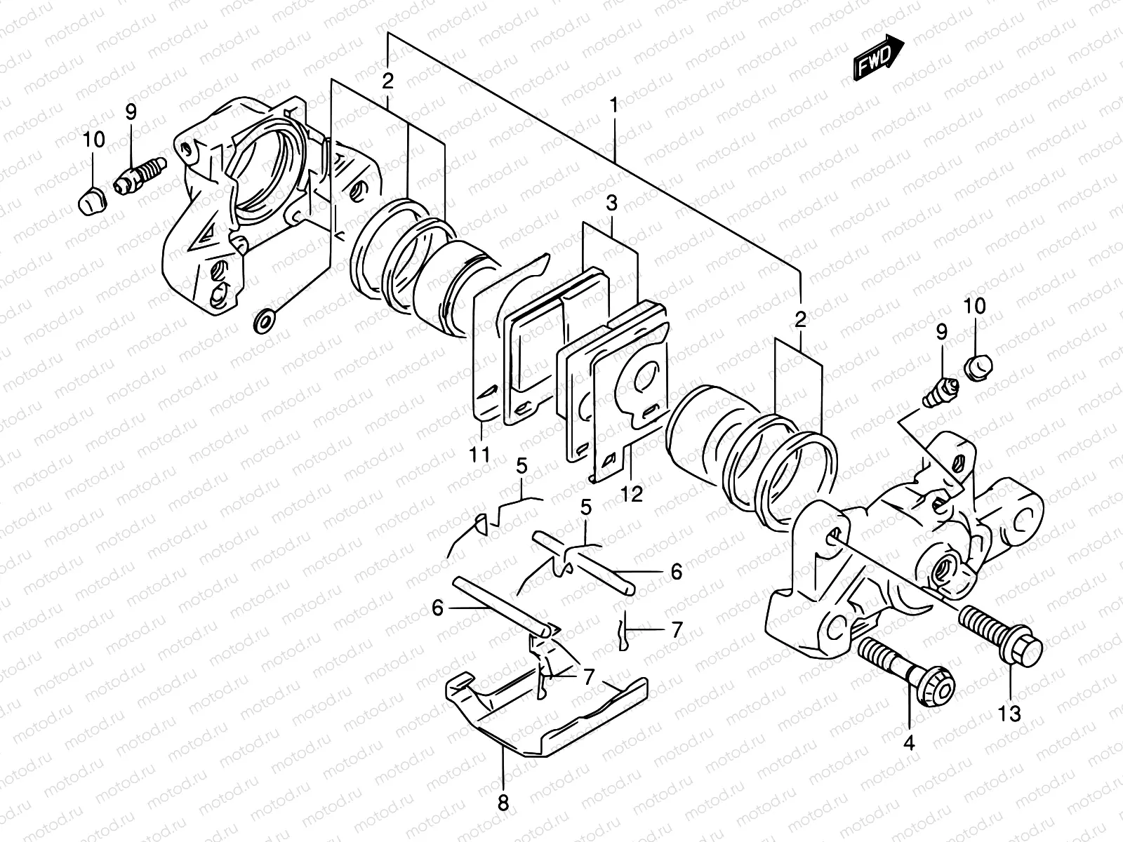 52 - REAR CALIPER