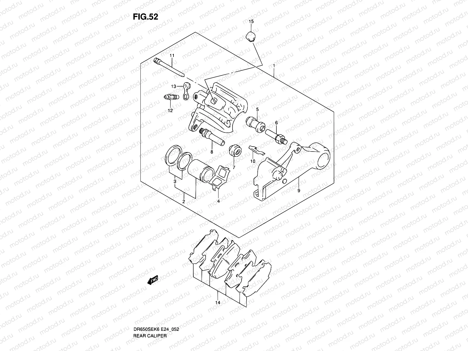 52 - REAR CALIPER