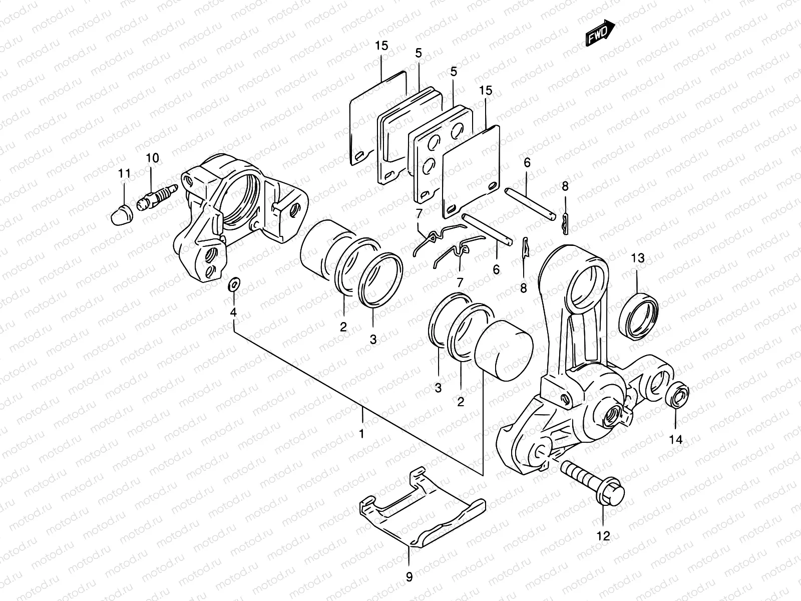 52 - REAR CALIPER
