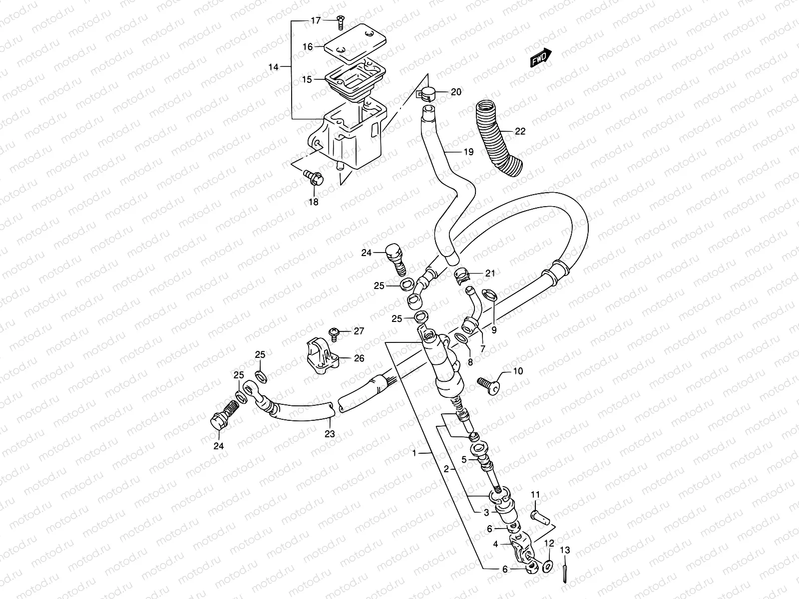 52 - REAR MASTER CYLINDER