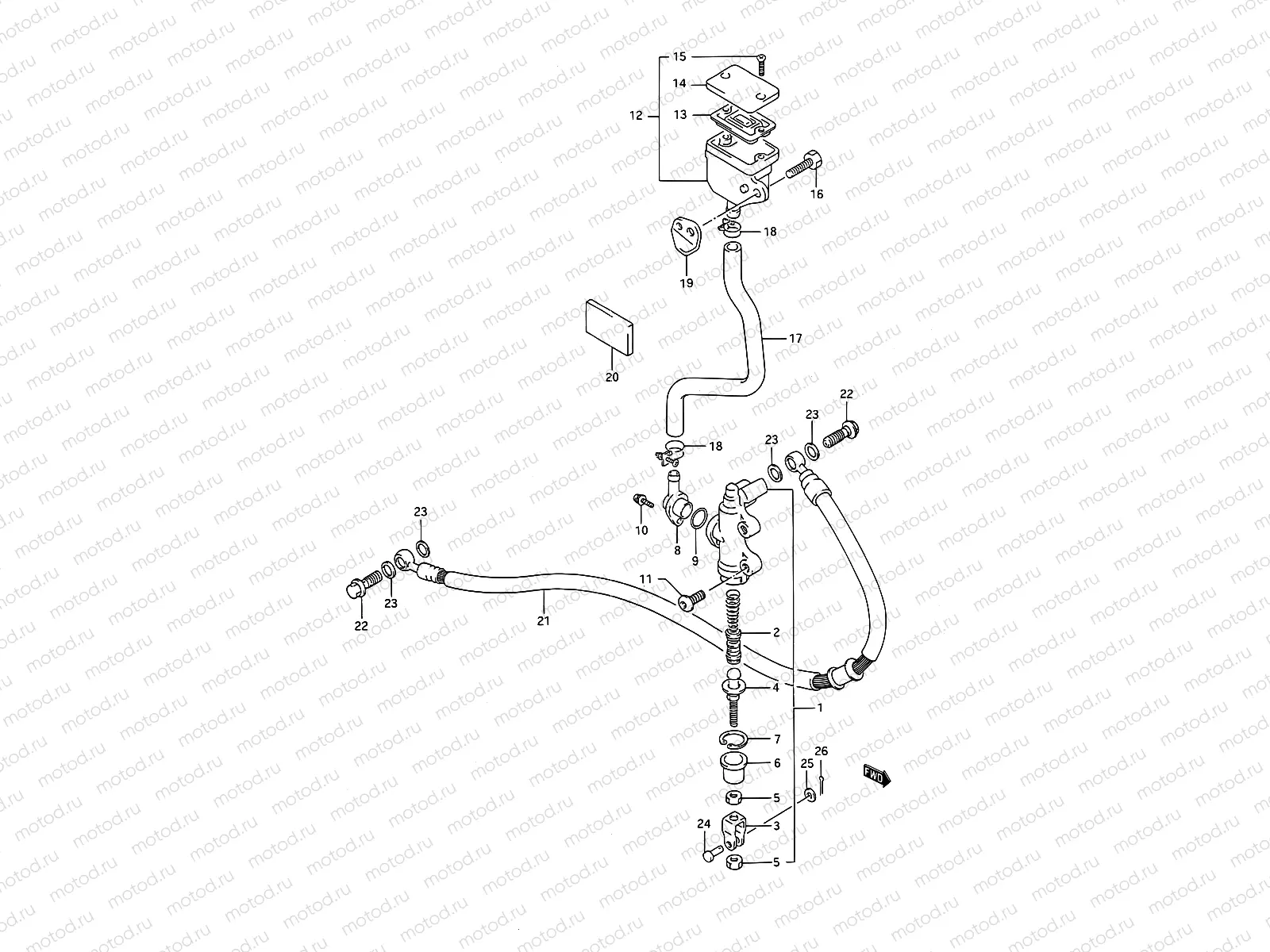 52 - REAR MASTER CYLINDER