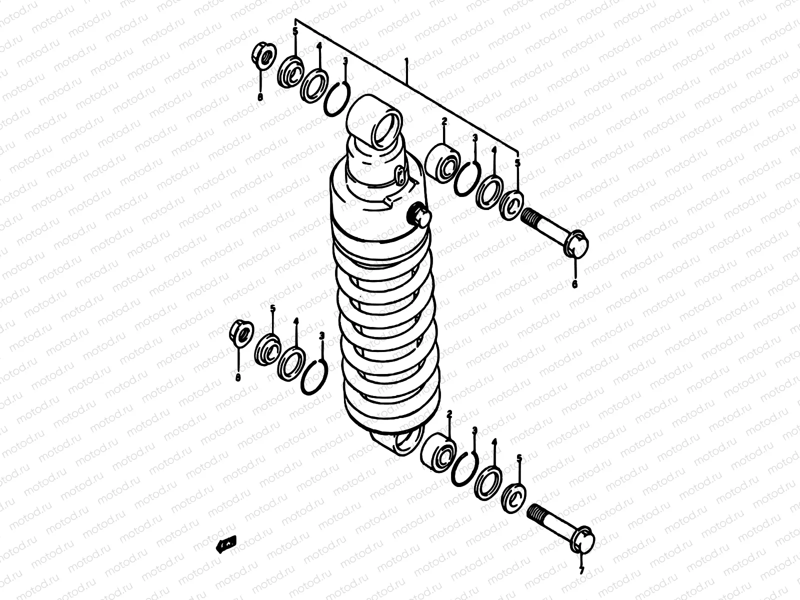 52 - REAR SHOCK ABSORBER