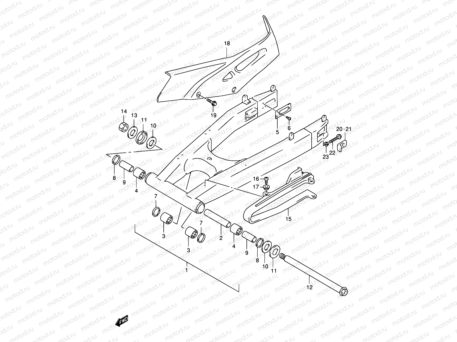 52 - REAR SWINGING ARM