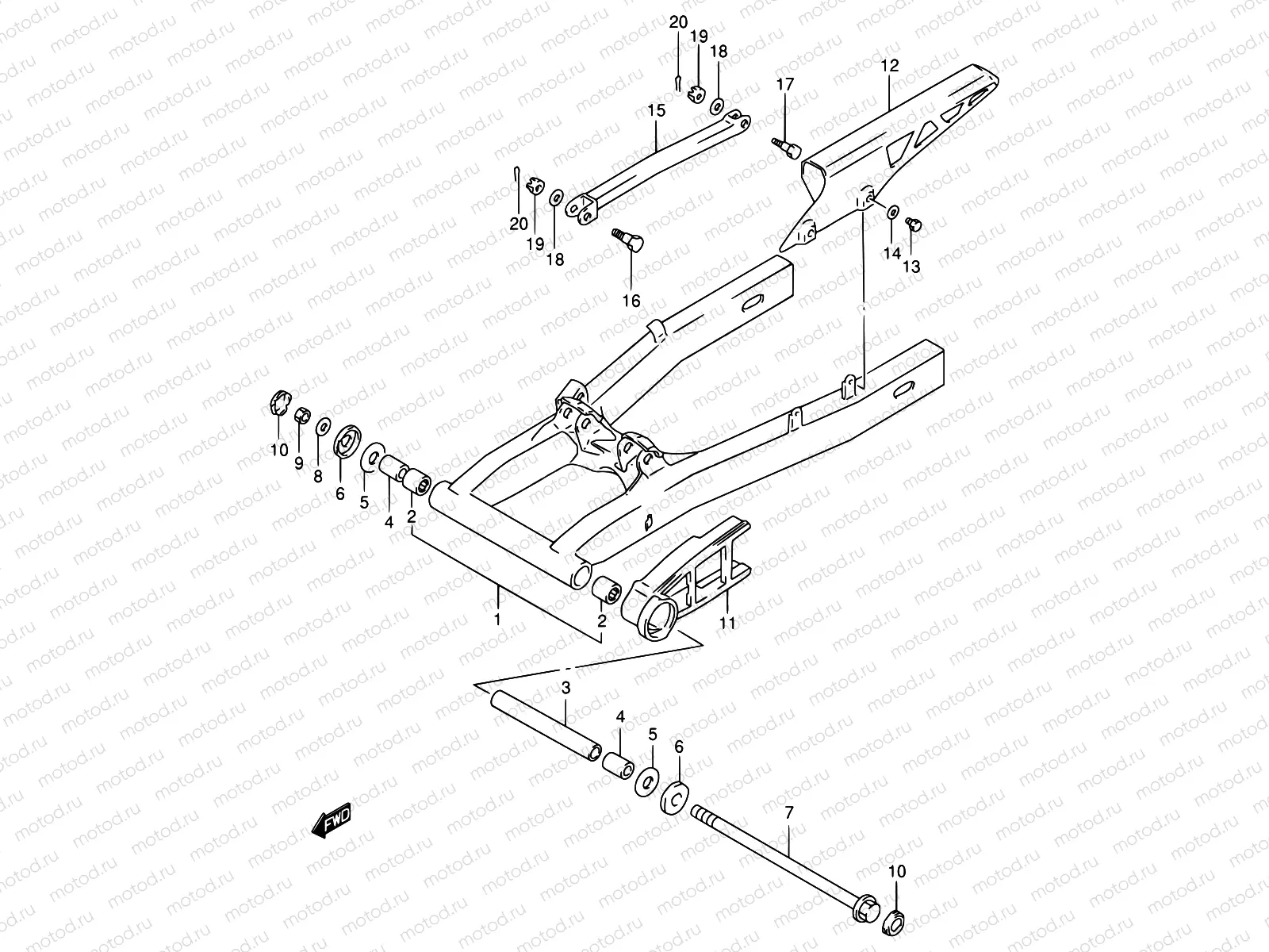52 - REAR SWINGING ARM