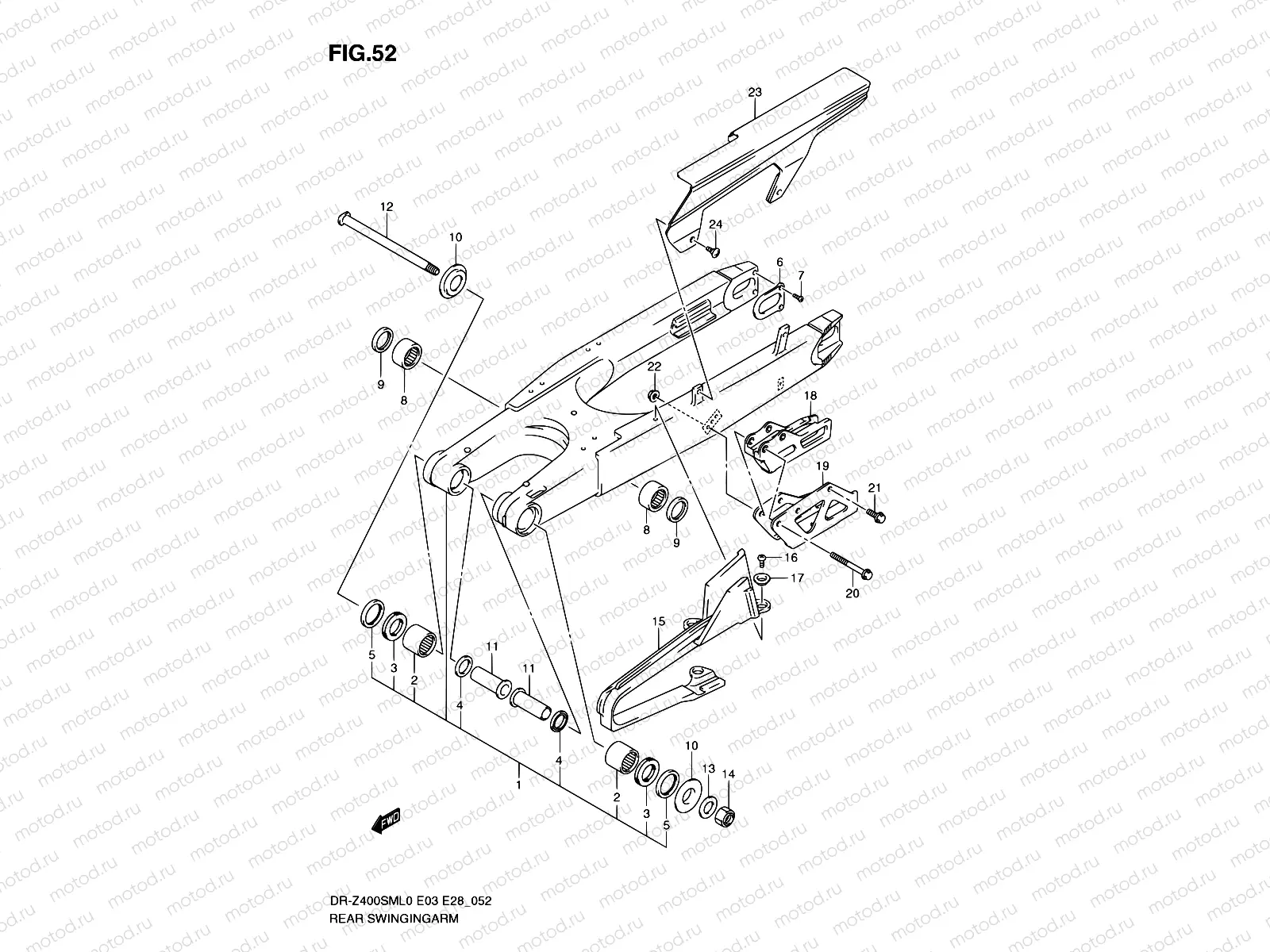 52 - REAR SWINGING ARM