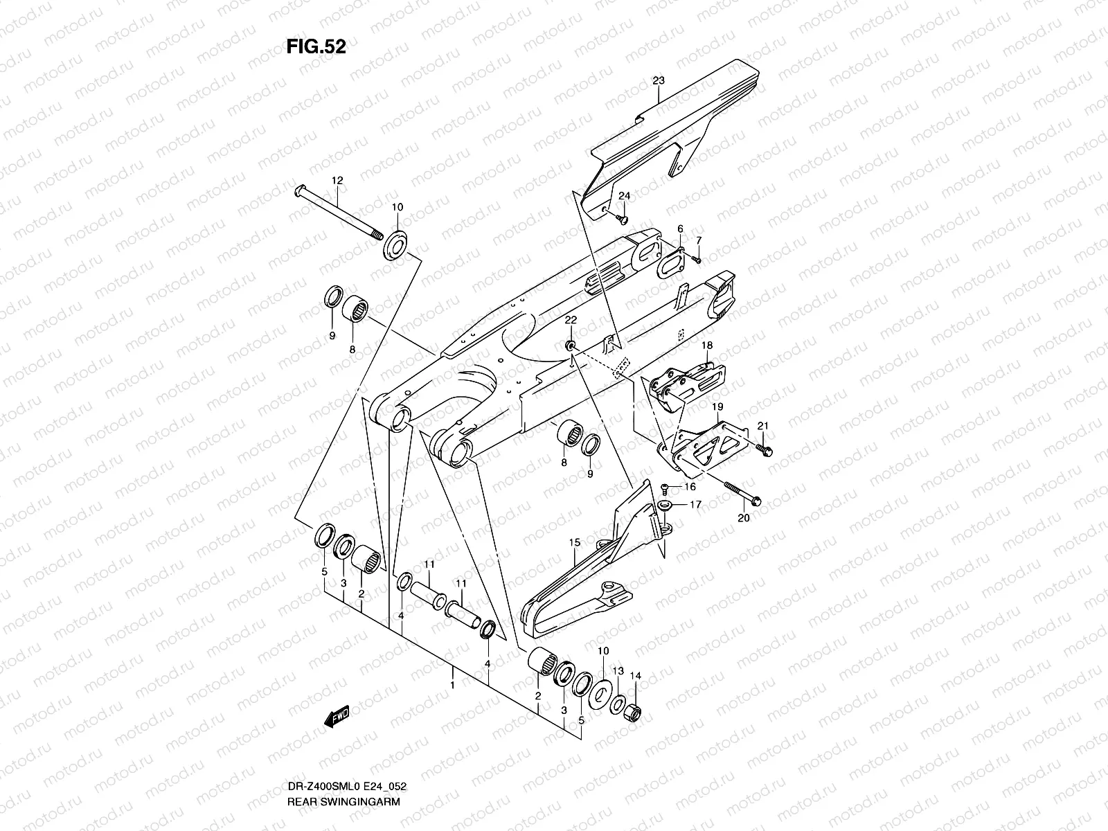 52 - REAR SWINGING ARM