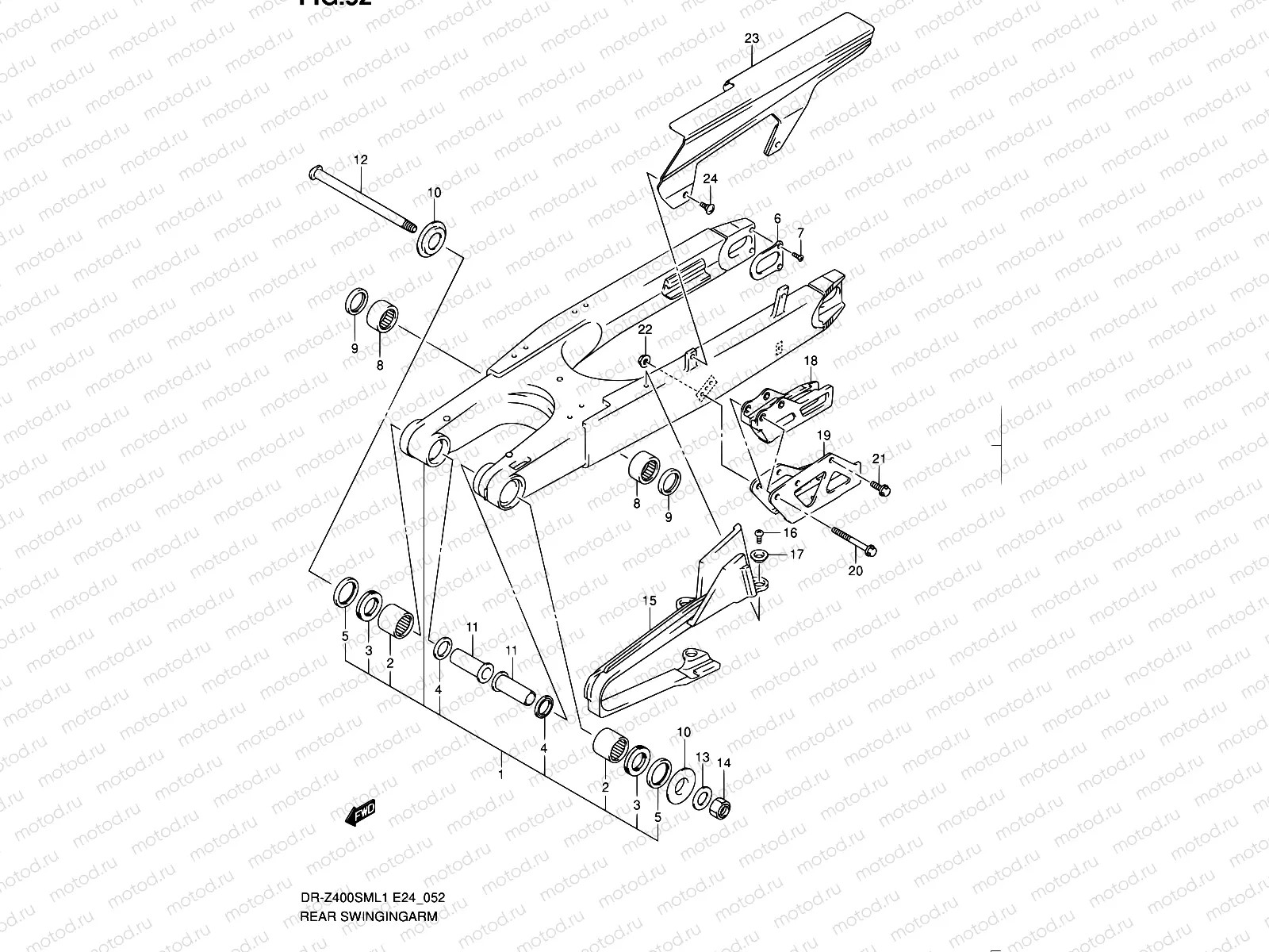 52 - REAR SWINGING ARM