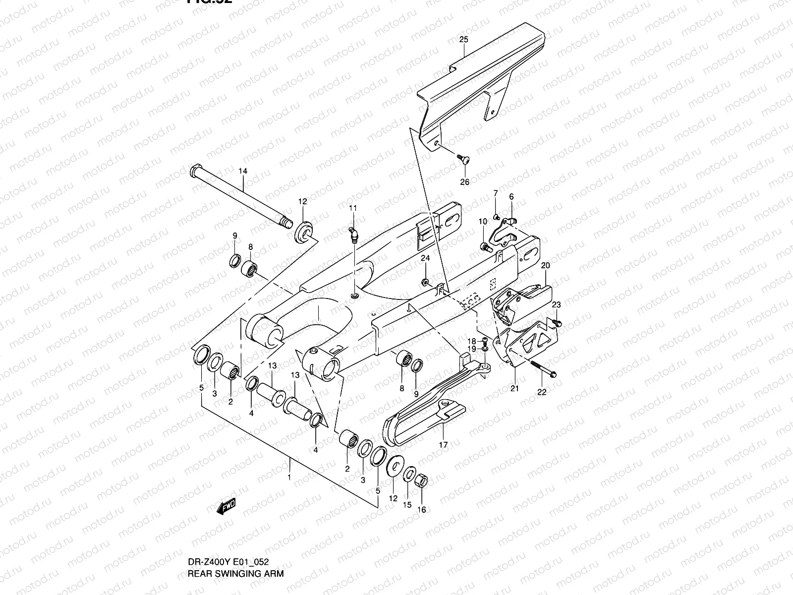 52 - REAR SWINGING ARM
