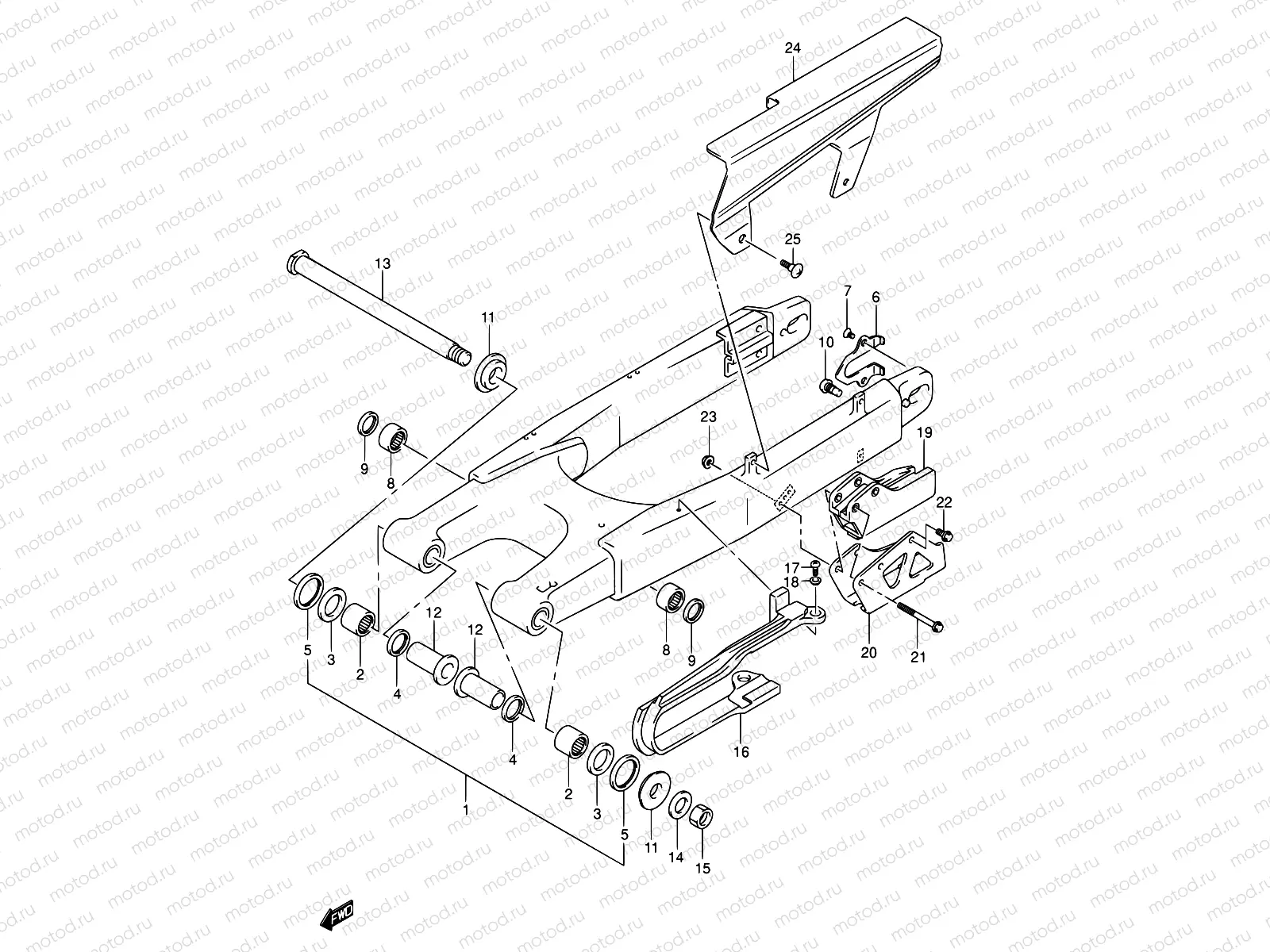 52 - REAR SWINGING ARM
