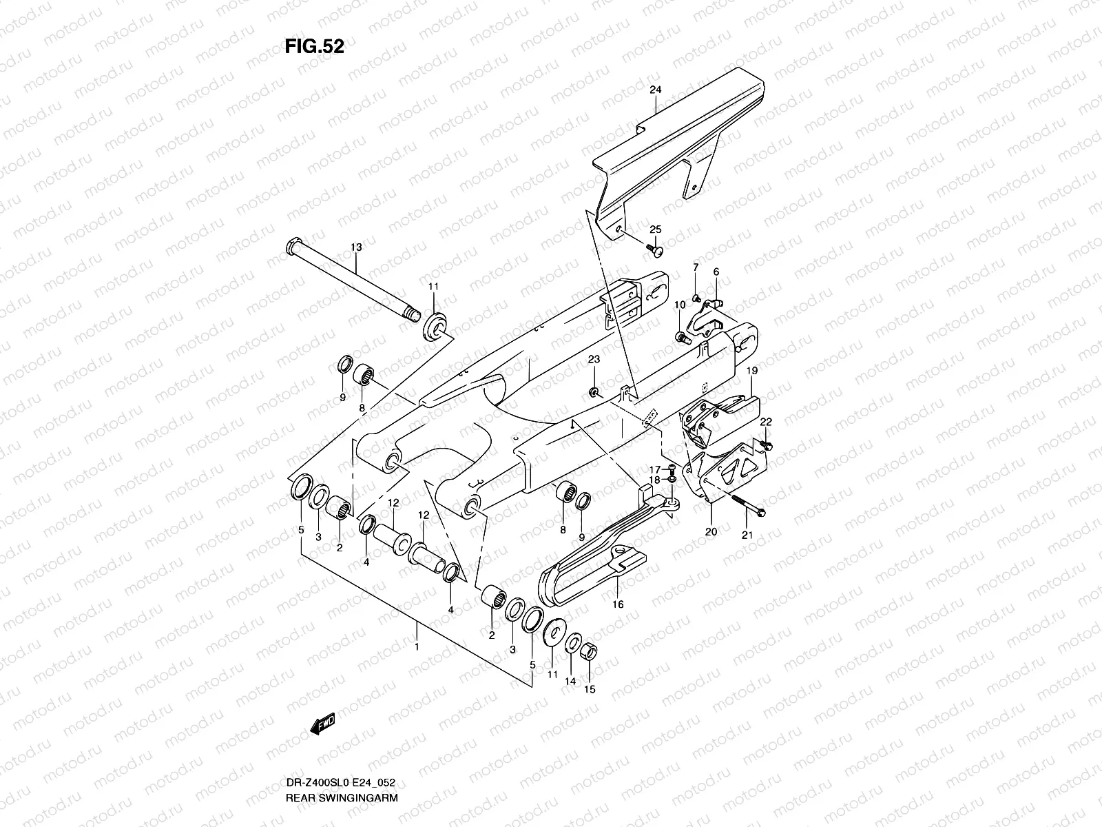 52 - REAR SWINGING ARM