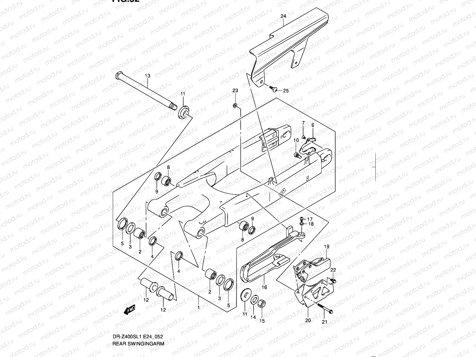 52 - REAR SWINGING ARM