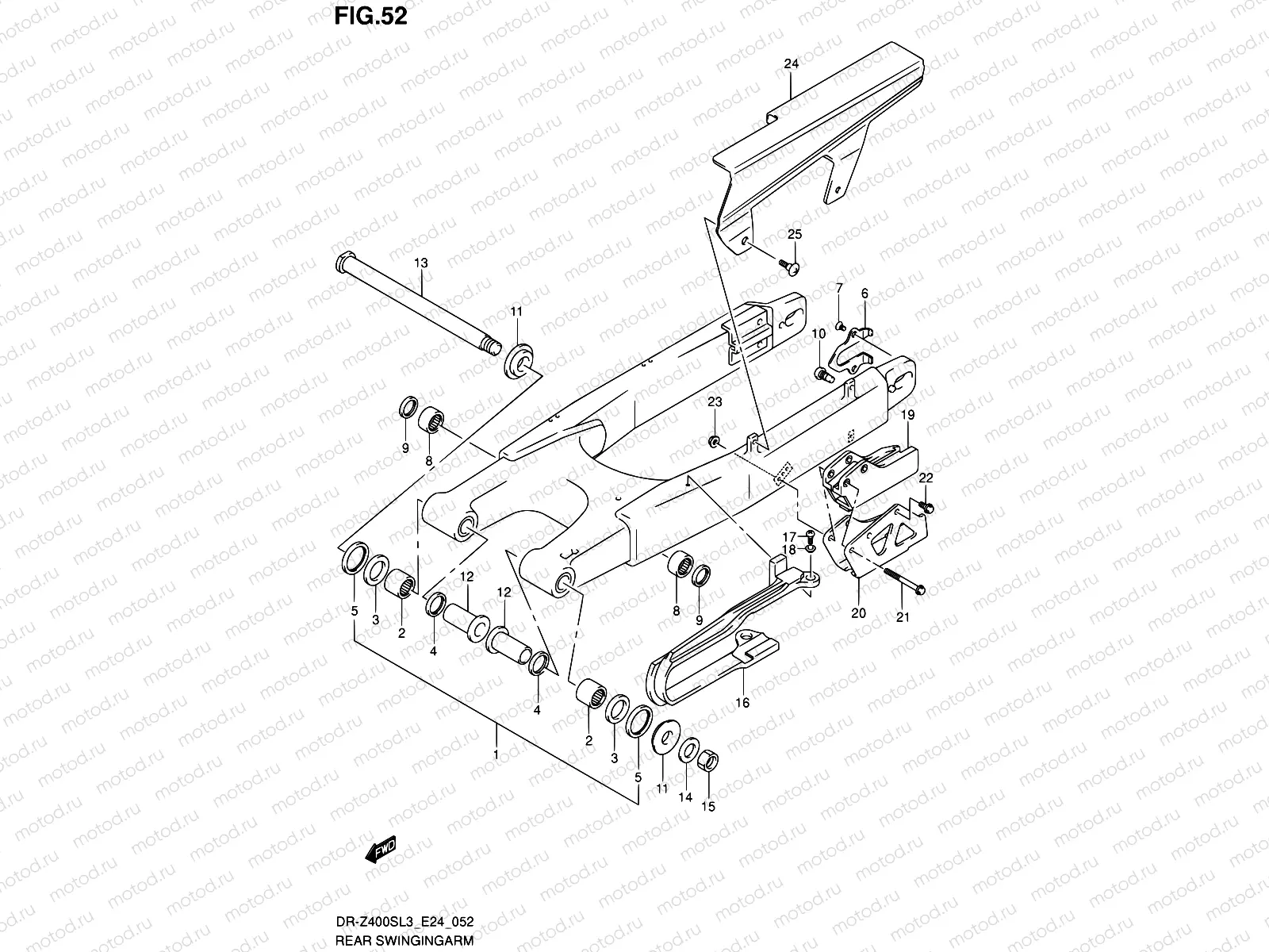 52 - REAR SWINGING ARM