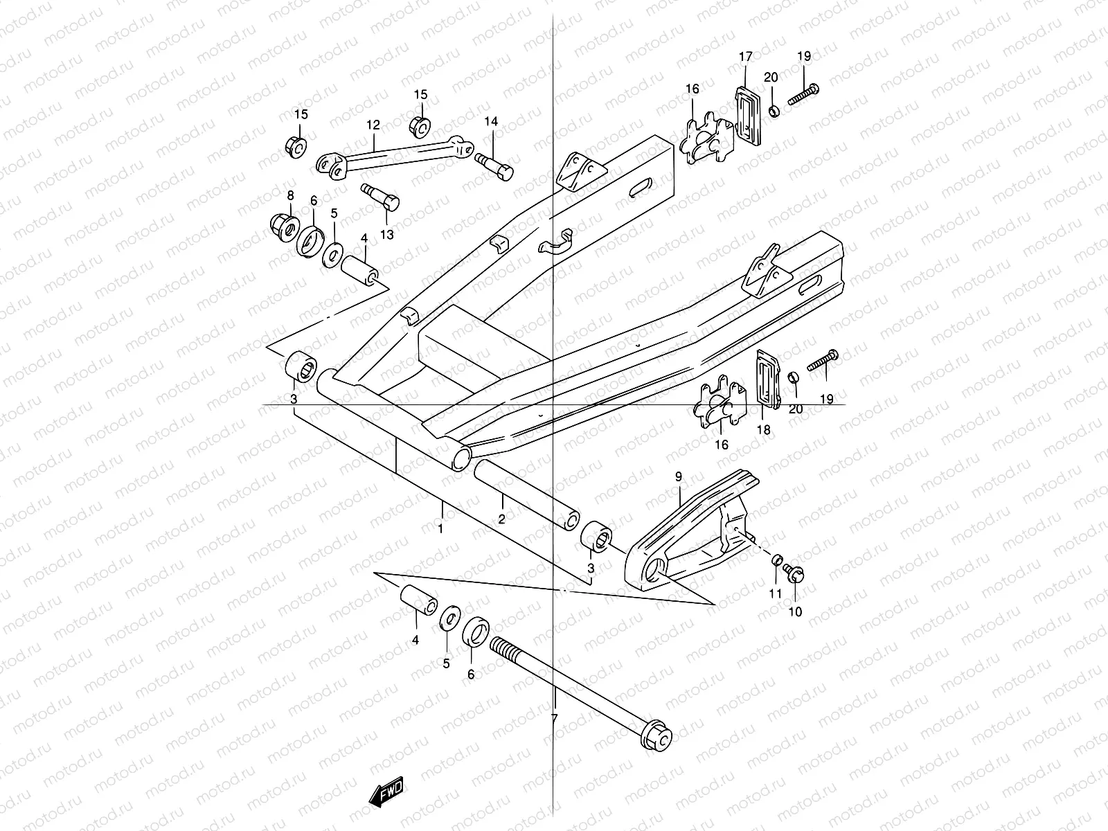 52 - REAR SWINGING ARM