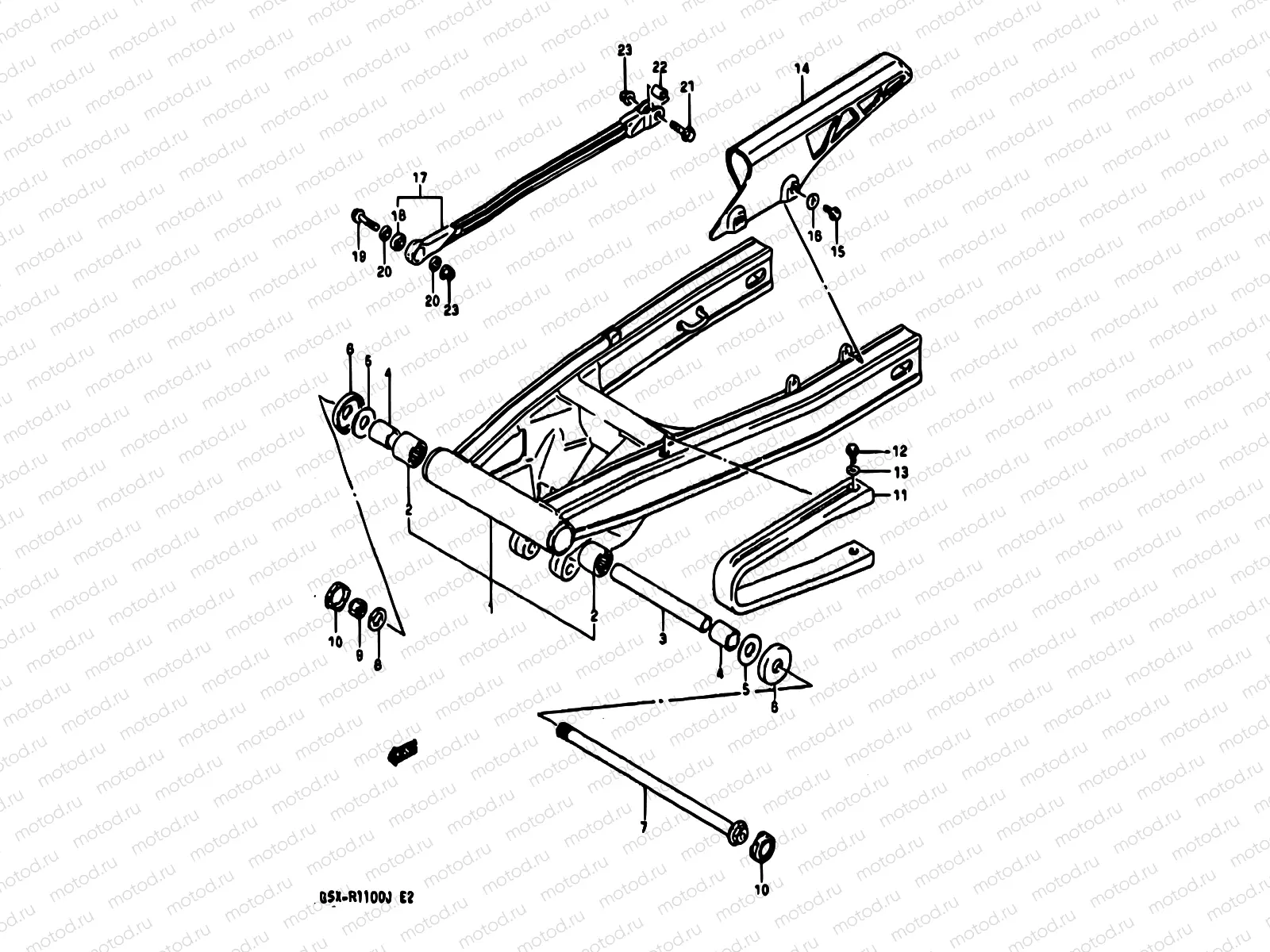 52 - REAR SWINGING ARM