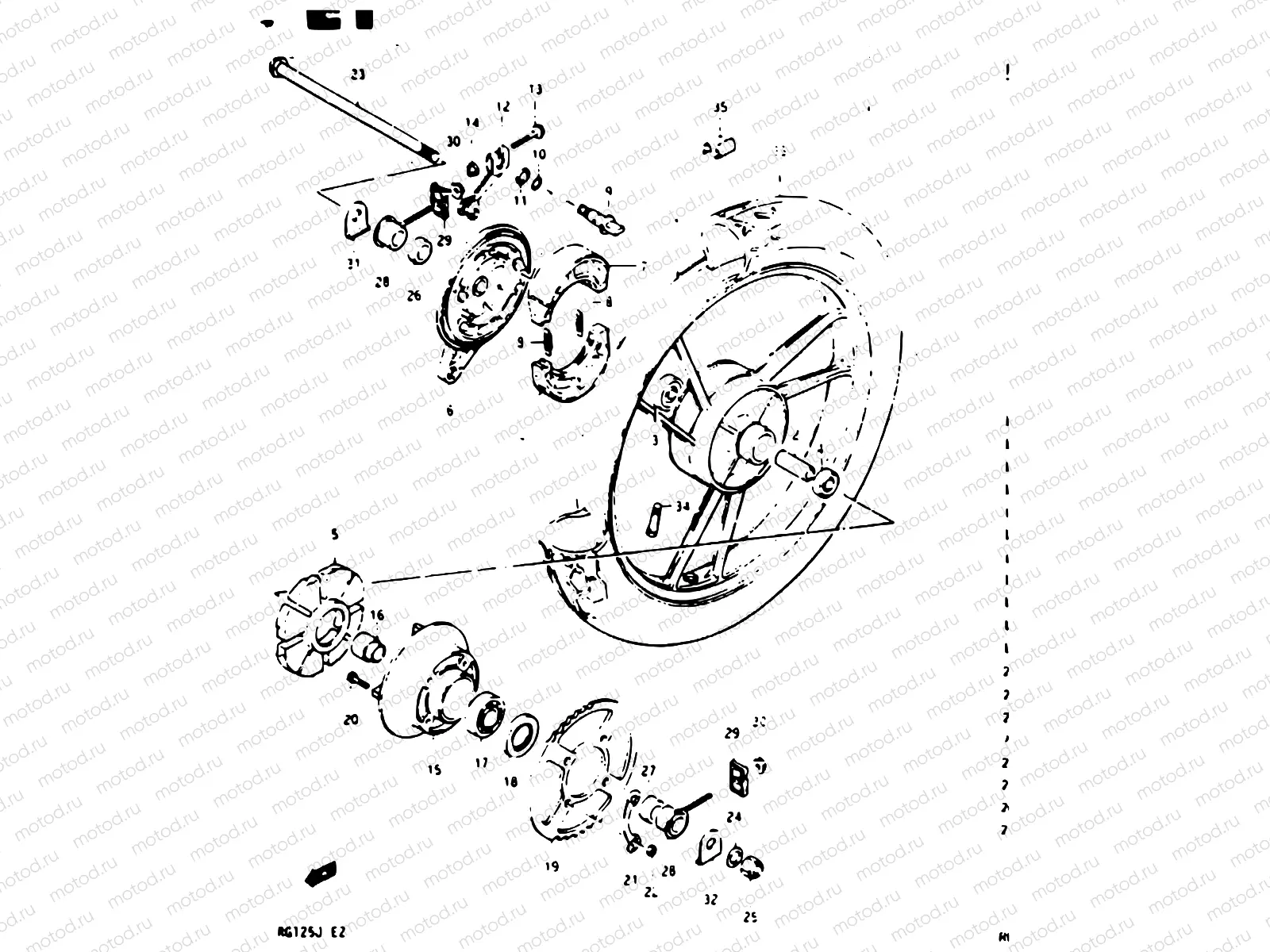52 - REAR WHEEL