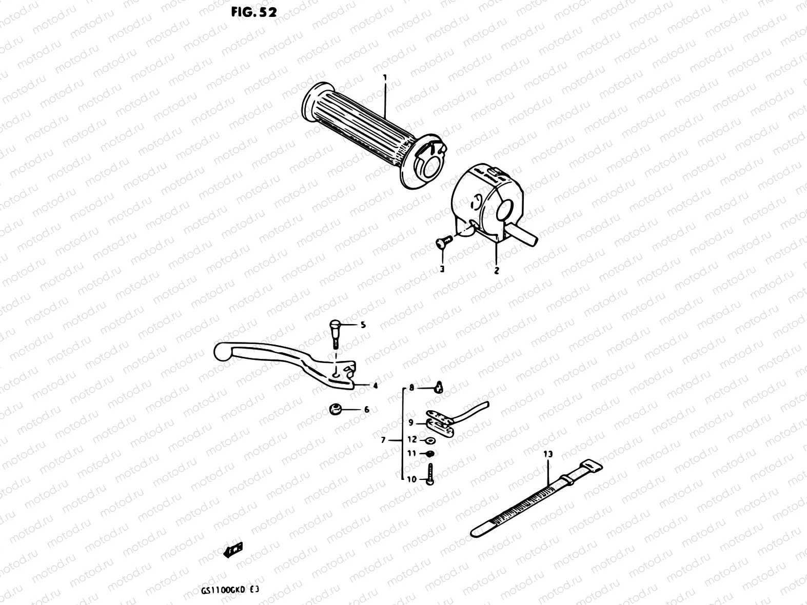 52 - RIGHT HANDLE SWITCH